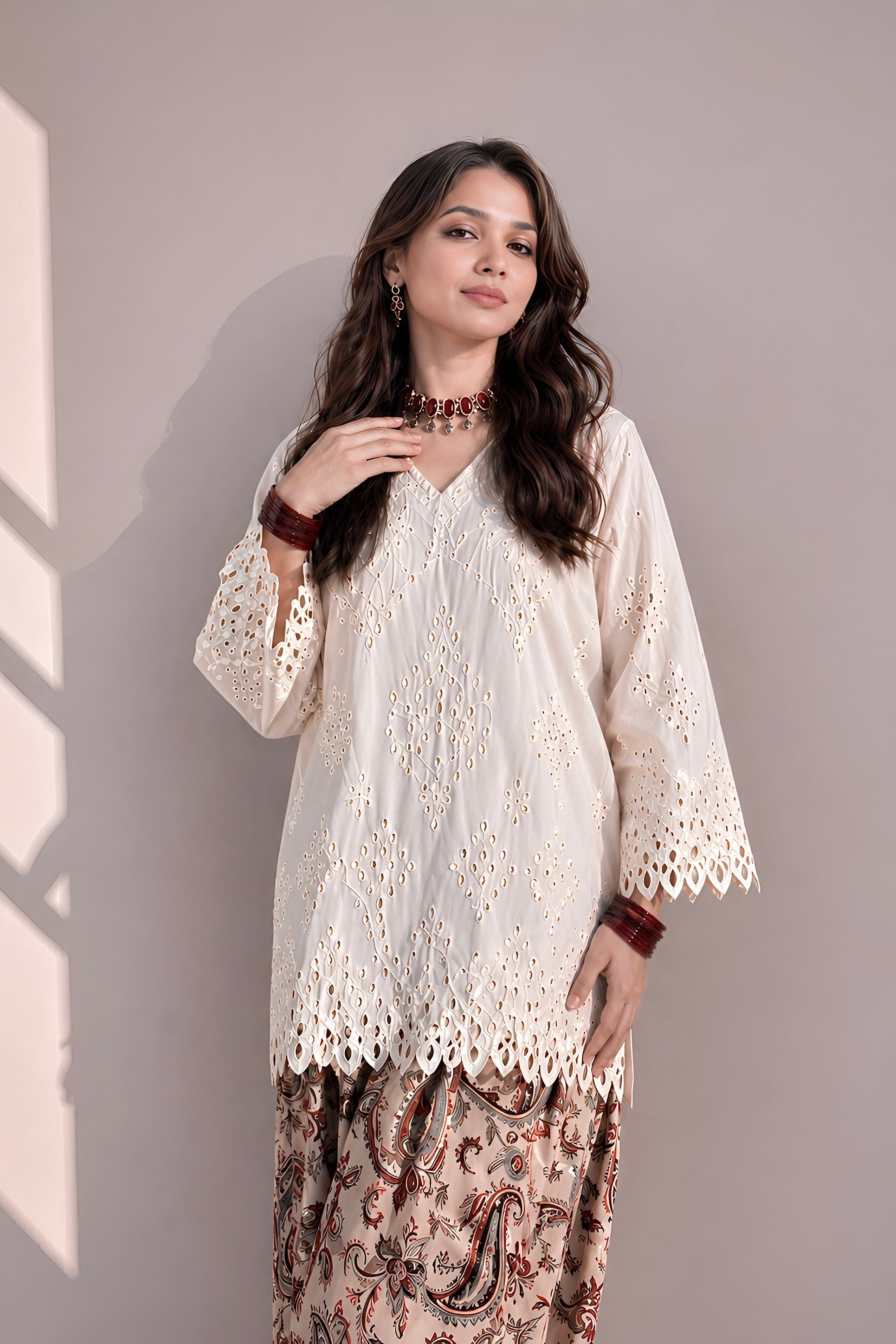 Kitty Embroidered 2pc Dress