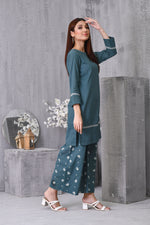 Load image into Gallery viewer, Luxeurs Embroidered Pretwear Designer Lawn Dress
