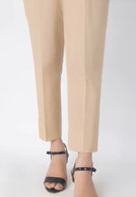 Load image into Gallery viewer, Beige Cotton Basic Straight Pants