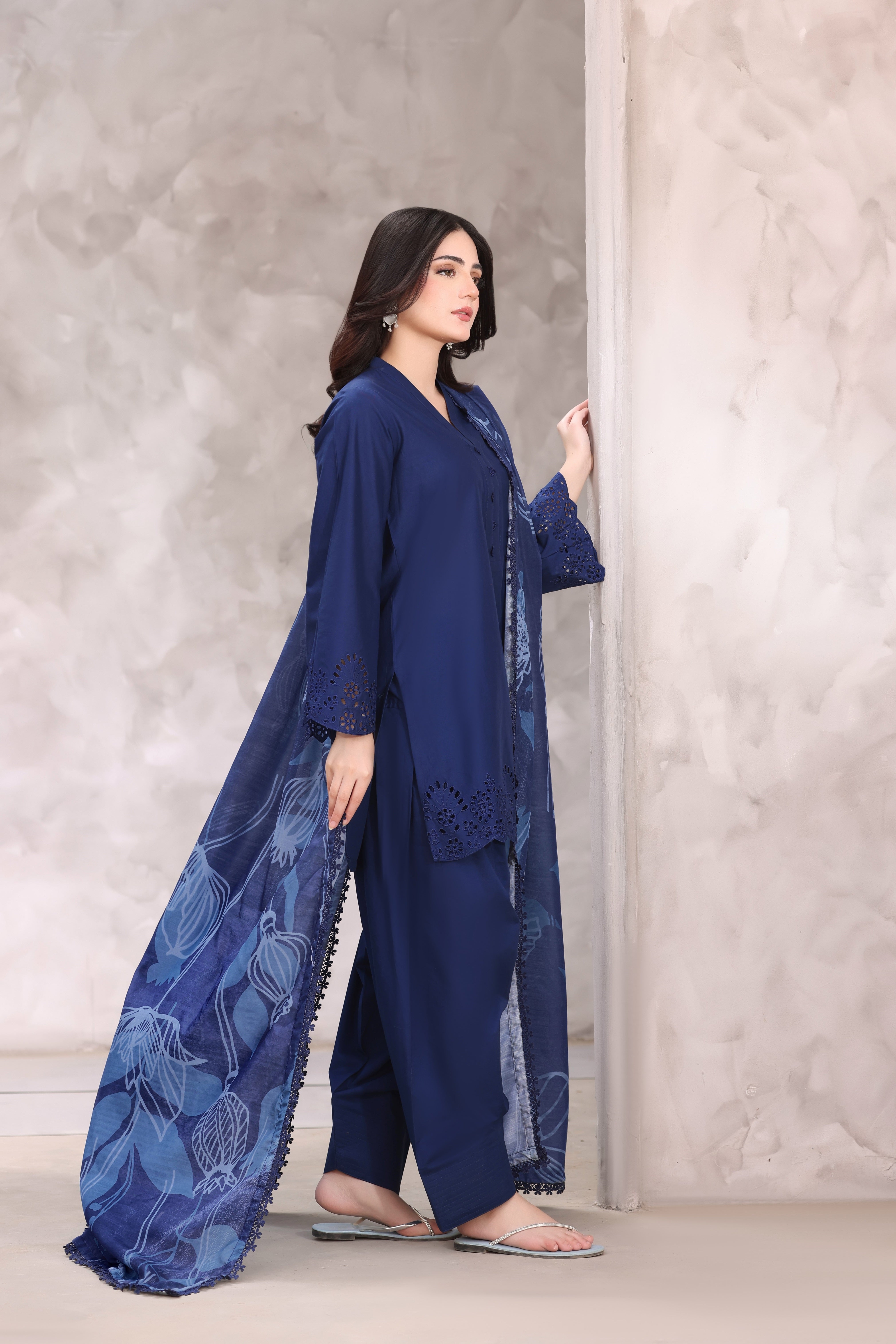 Highness Embroidered 3PC Lawn Dress