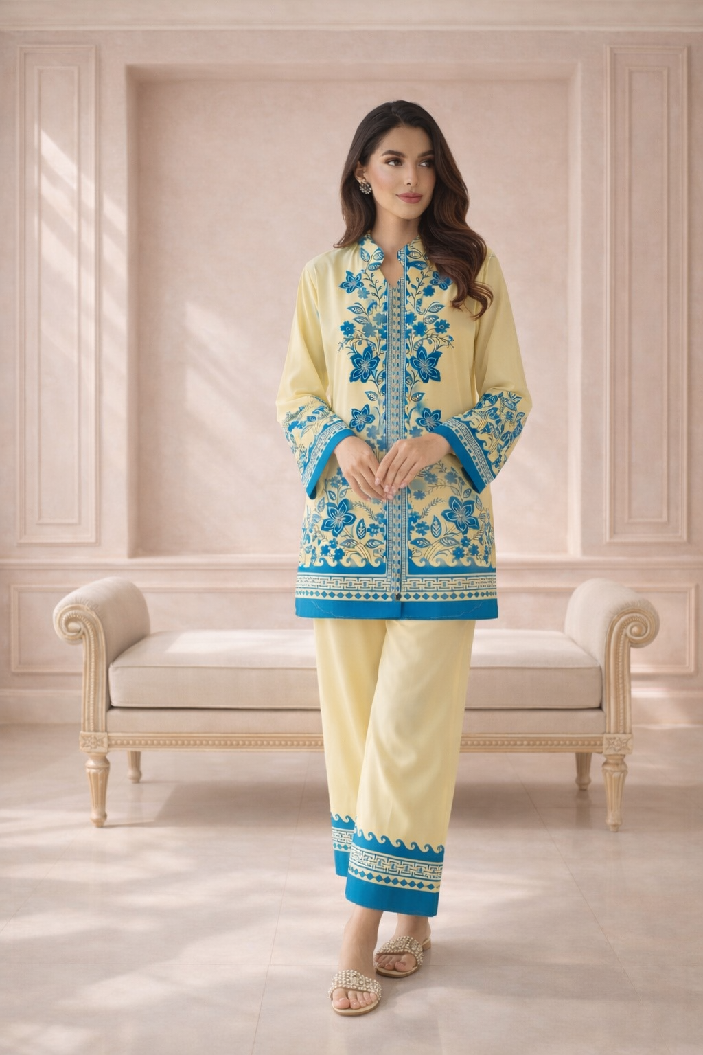 Printed Co-Ord Set L01