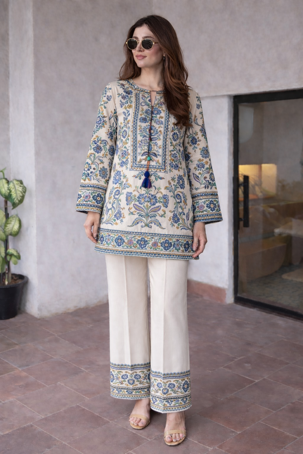 Printed Co-Ord Set L03