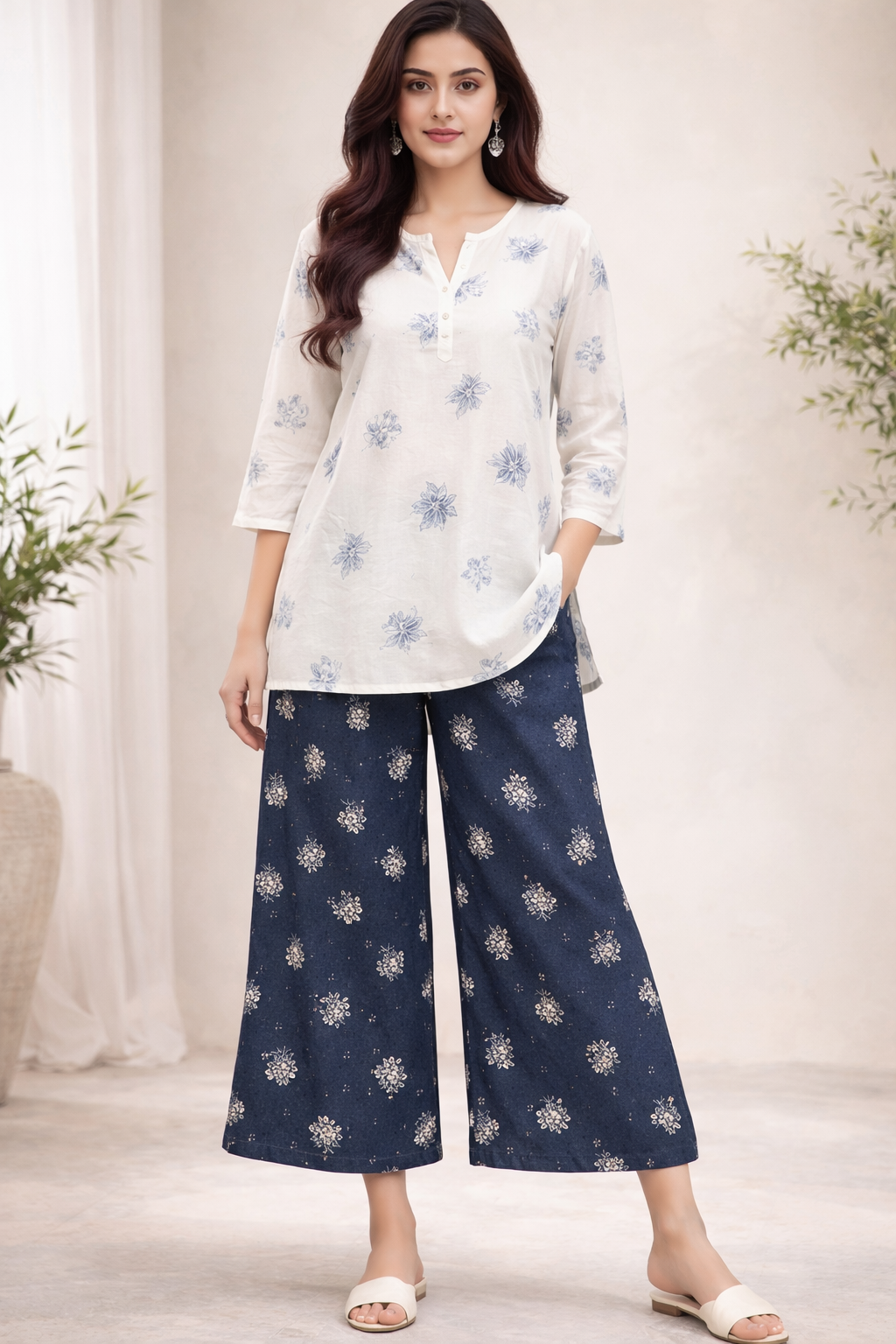 Printed Co-Ord Set L06