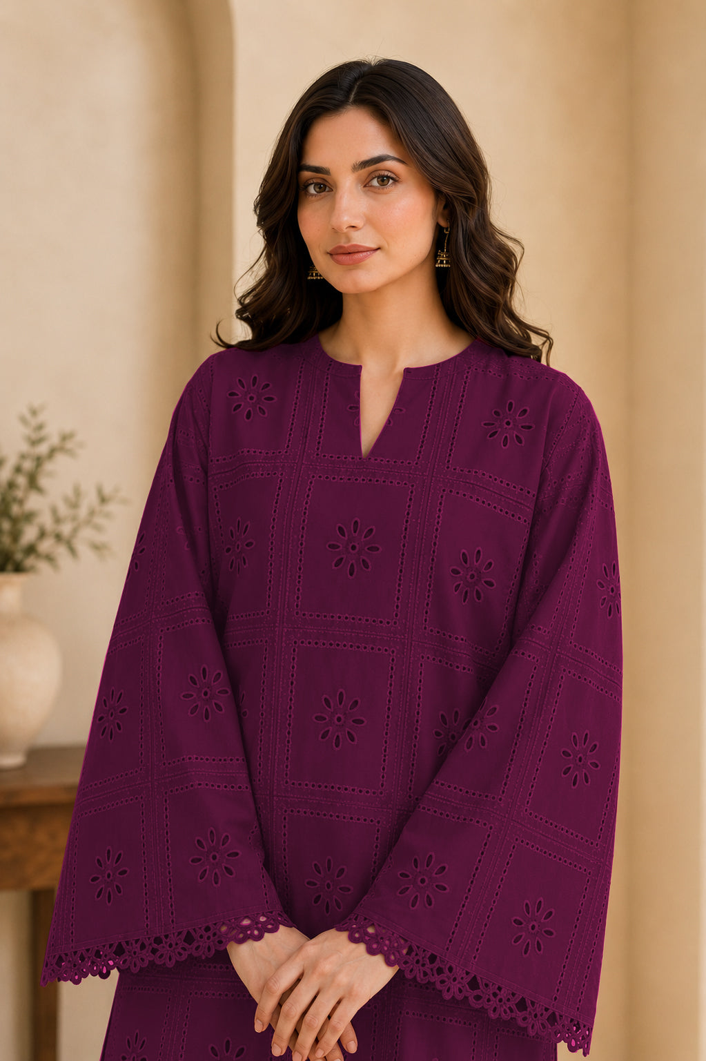 Gulnaar Embroidered 2PC