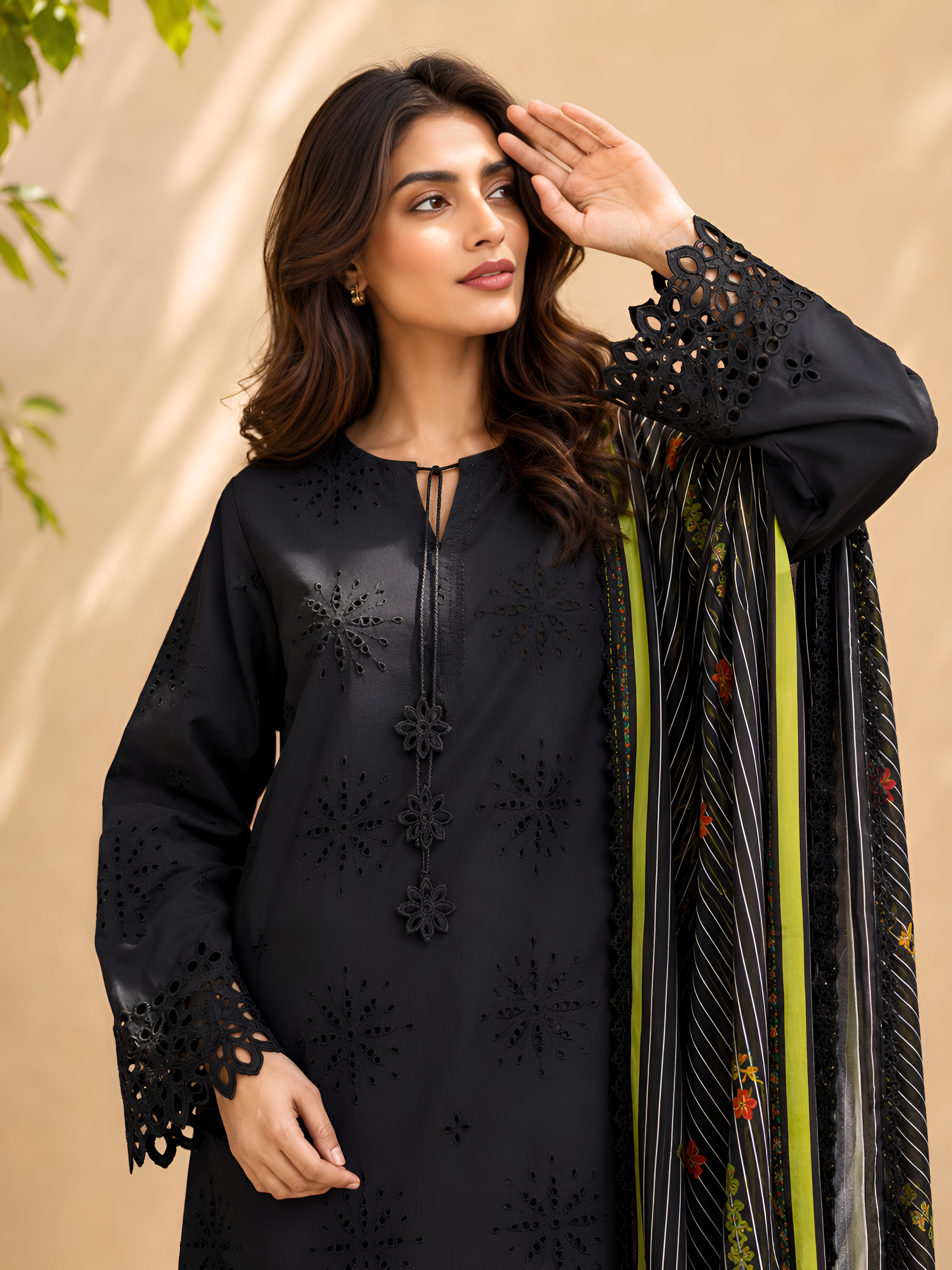 Isabelle Embroidered 3PC Lawn Dress