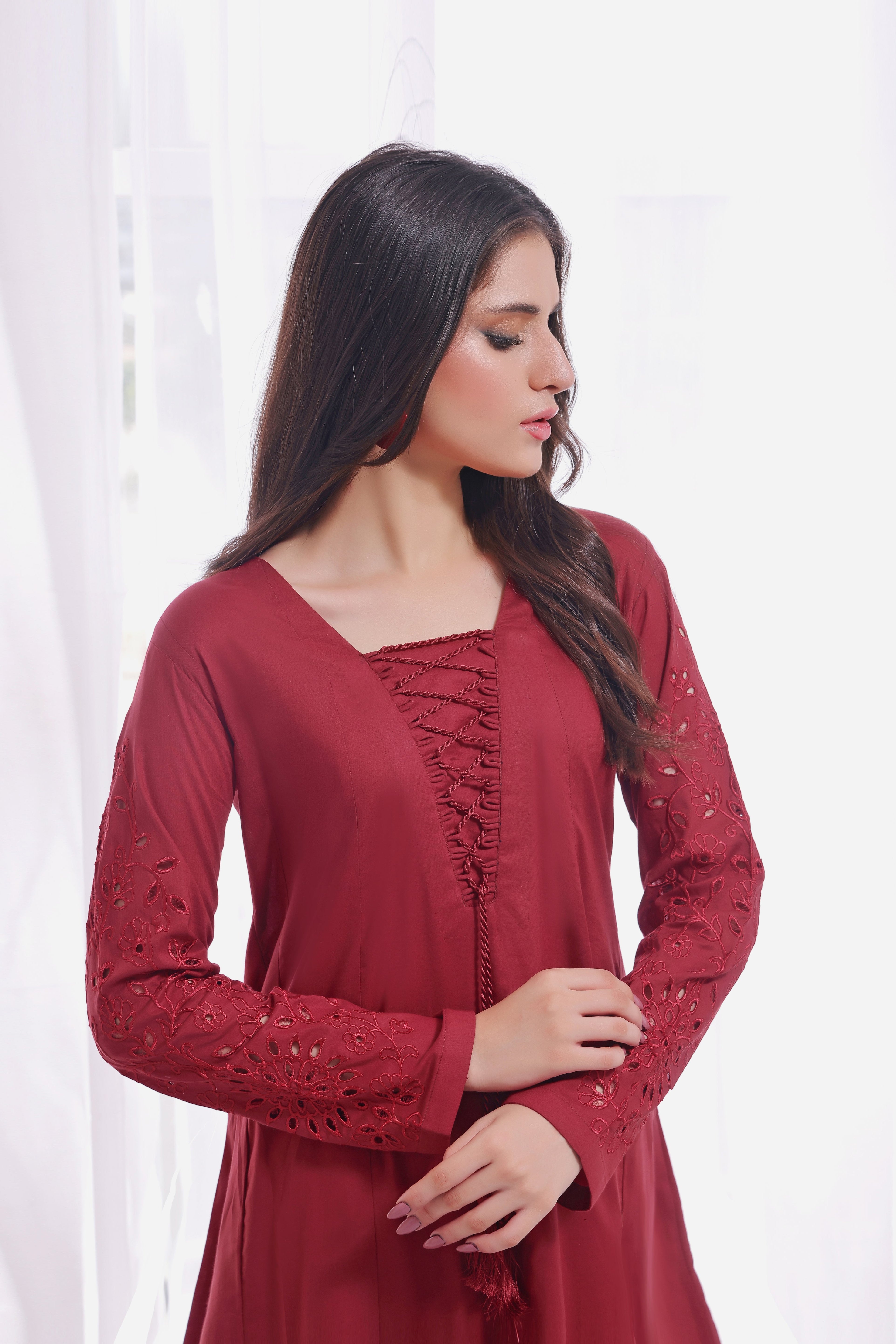 Luxeurs Affordable Embroidered Pakistani Lawn Dresses Size Chart