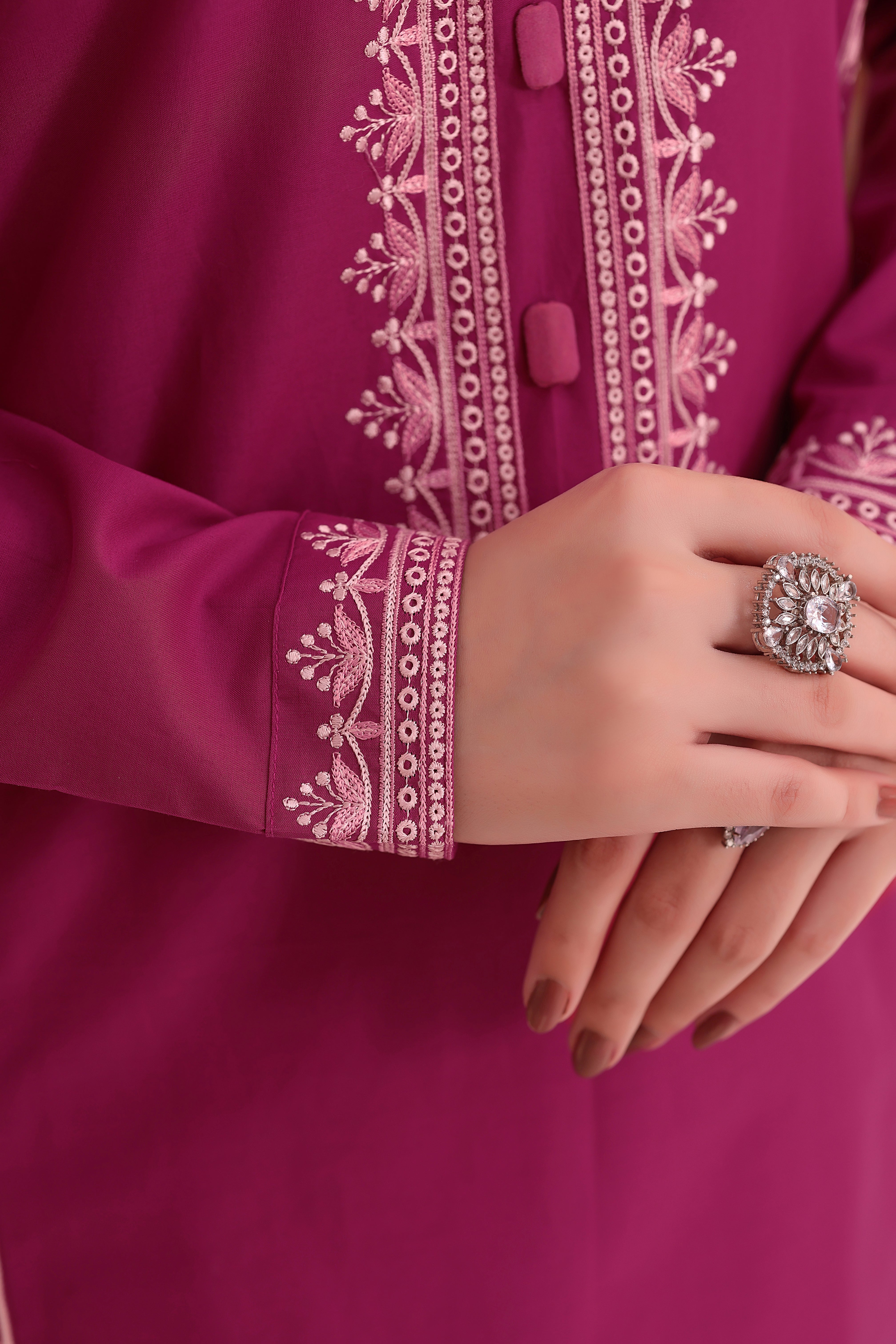 Ballerina Embroidered 3PC Lawn Dress