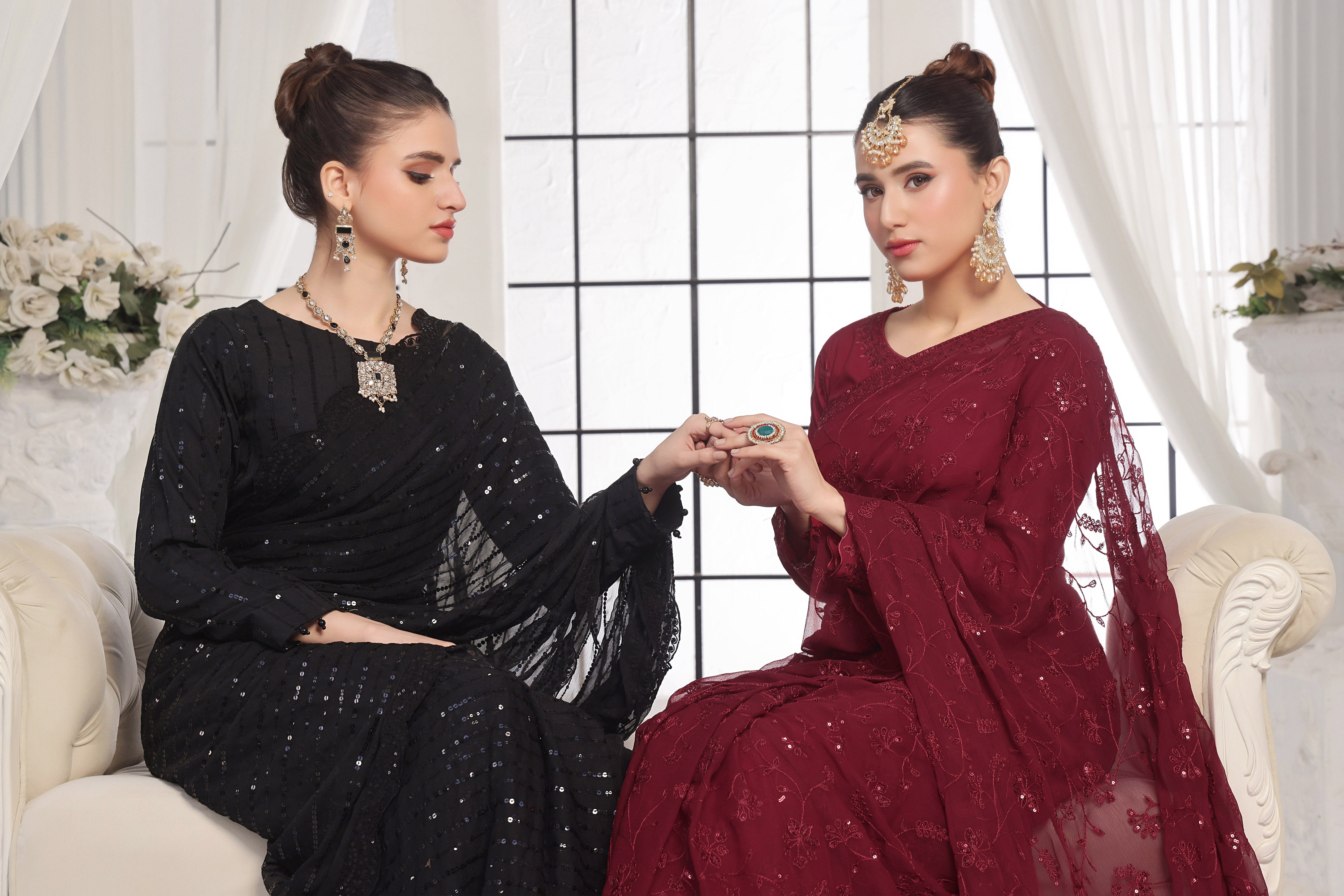 Luxeurs Affordable Embroidered Pakistani Lawn Dresses Size Chart