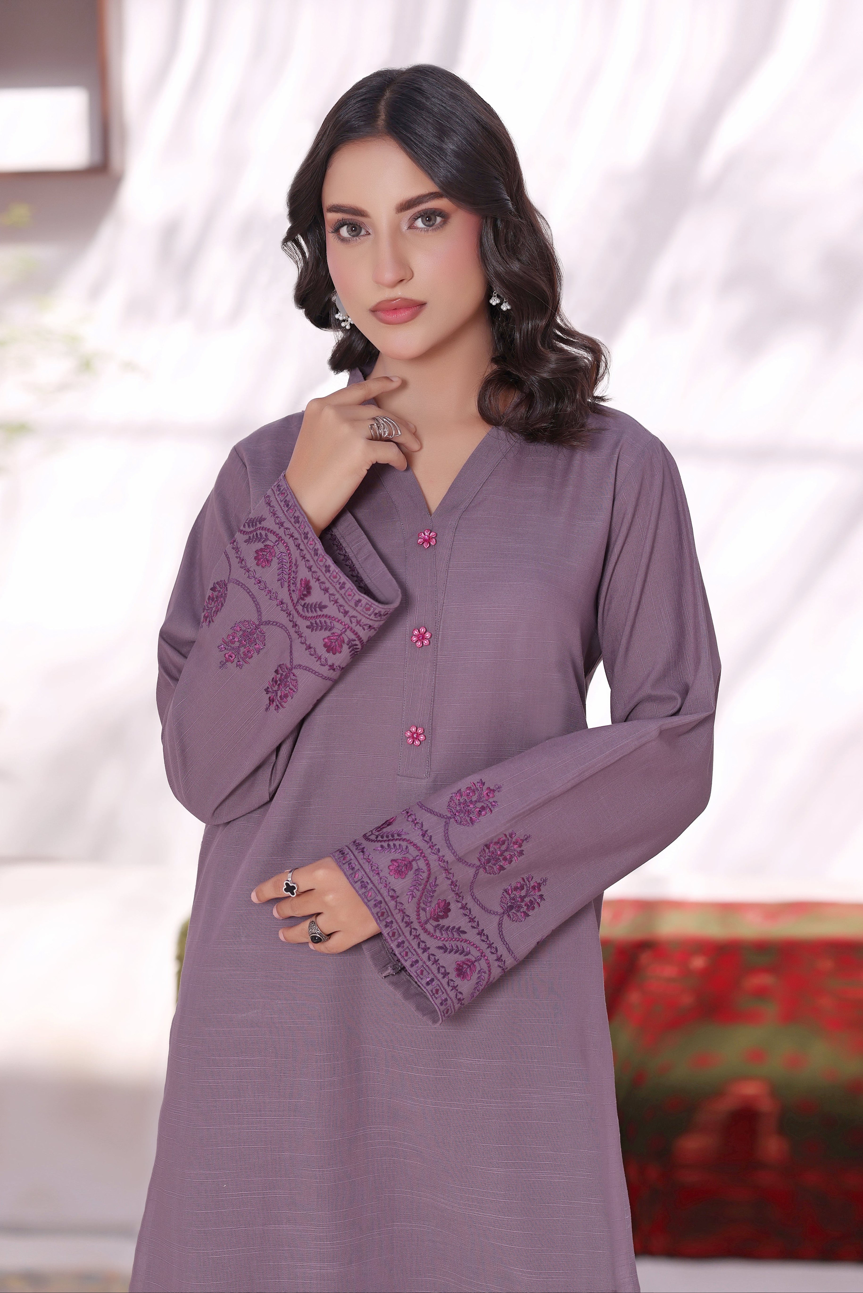 Blossom khaddar Embroidered 2PC Dress