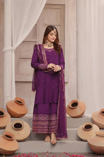 Load image into Gallery viewer, Jahan Aara Raw Silk Formal Stitched Dress
