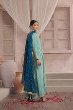 Load image into Gallery viewer, Zebaish Raw Silk Formal Stitched Dress
