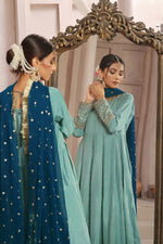 Load image into Gallery viewer, Zebaish Raw Silk Formal Stitched Dress
