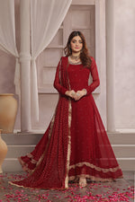 Load image into Gallery viewer, Gulaal Chiffon Formal Stitched Dress
