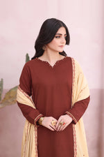 Load image into Gallery viewer, Garnet Khaddar 3PC Dress
