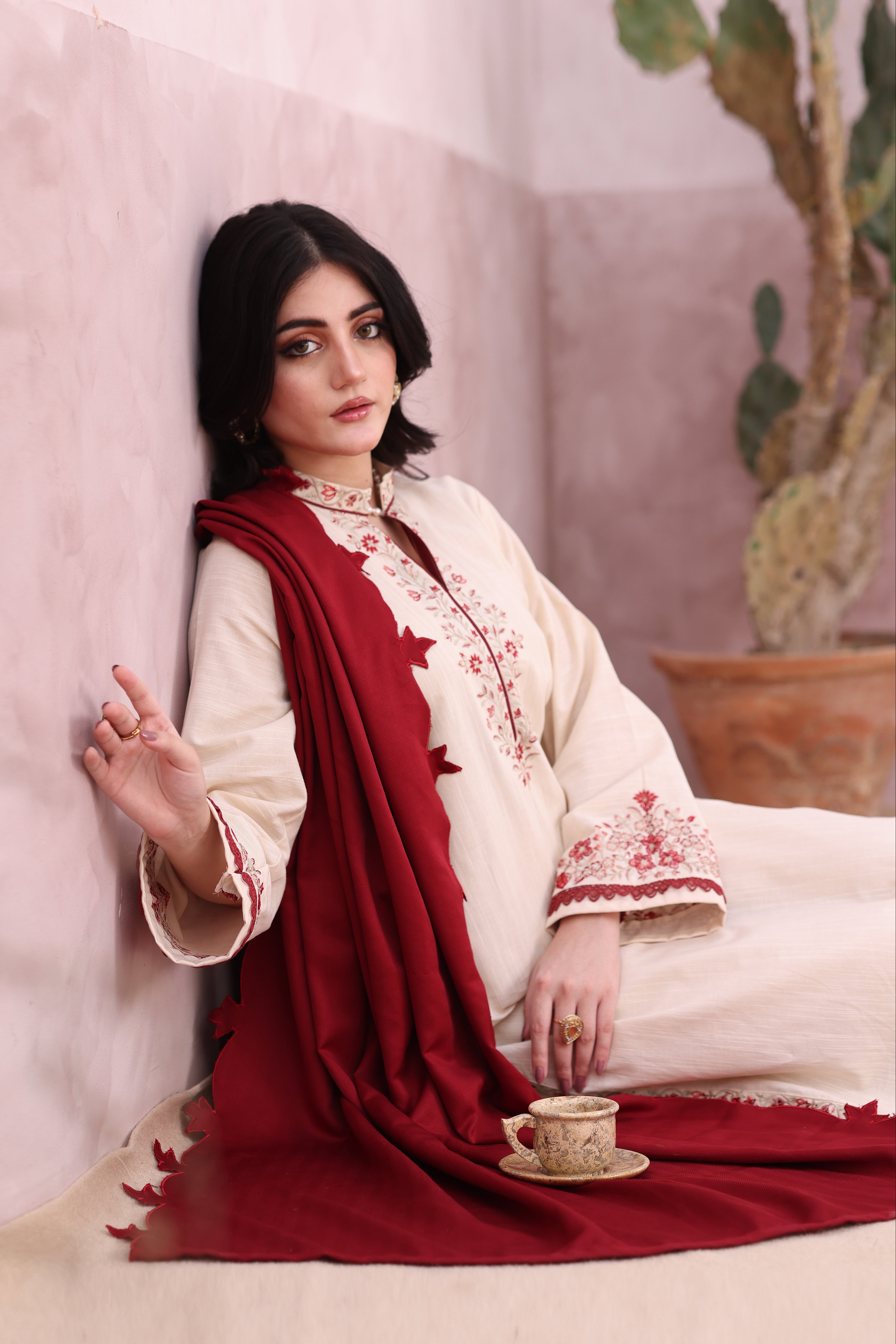 Grace Khaddar 3PC Dress