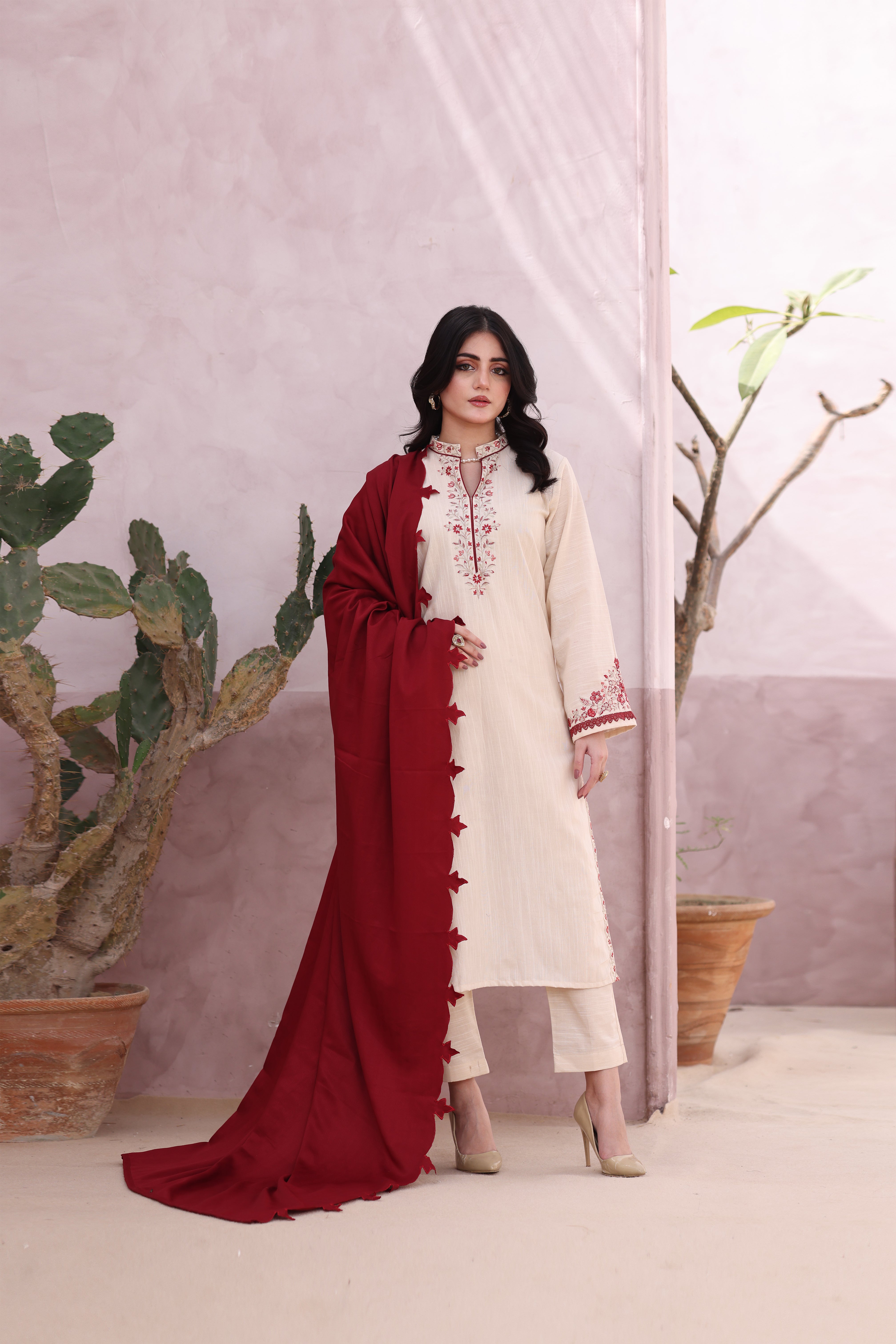 Grace Khaddar 3PC Dress