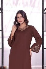 Load image into Gallery viewer, Hazel khaddar Embroidered 2PC Dress
