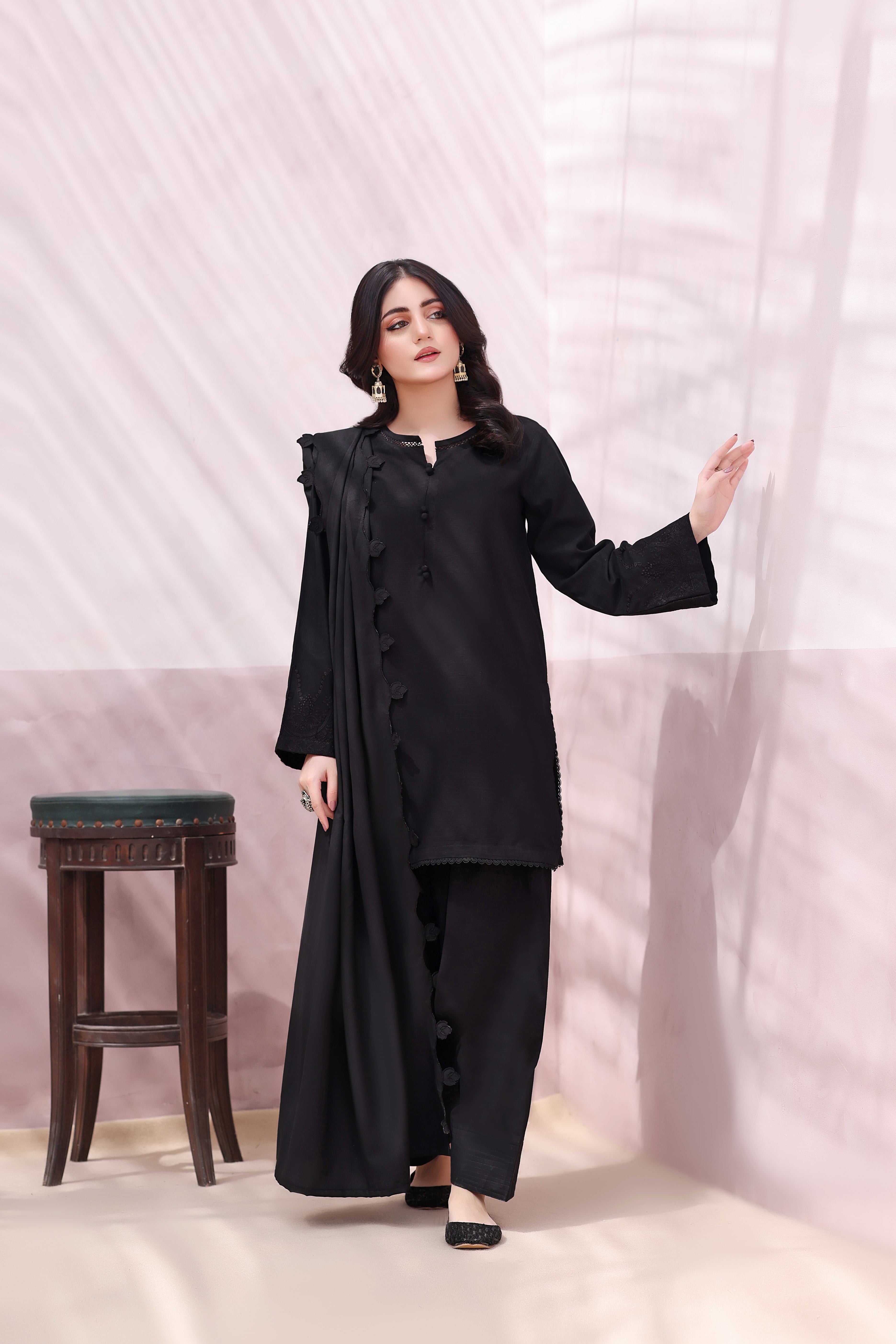 Nightingale Khaddar 3PC Dress