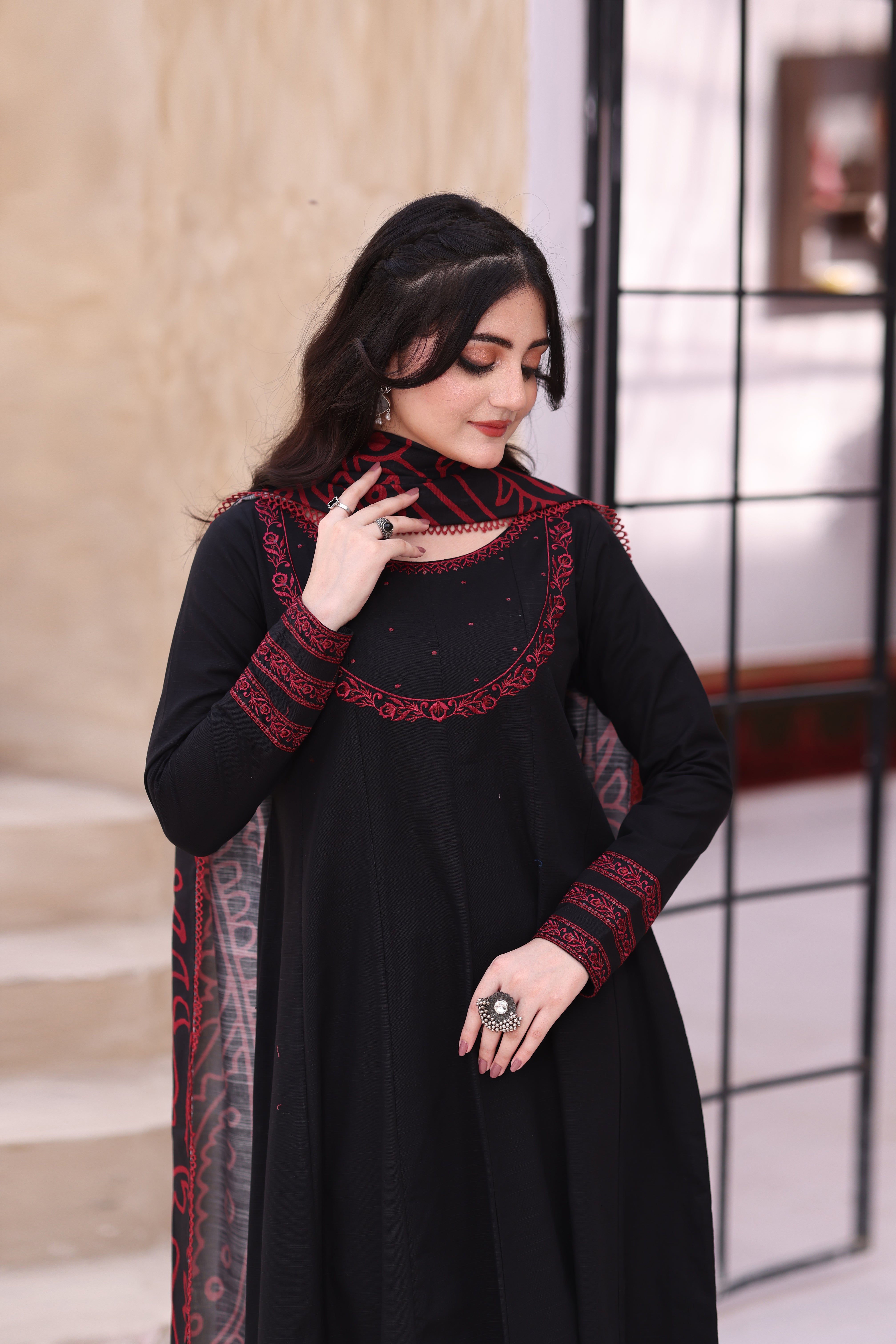 Nova Khaddar 3PC Dress