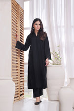 Load image into Gallery viewer, Raven Embroidered Lawn 2PC Dress
