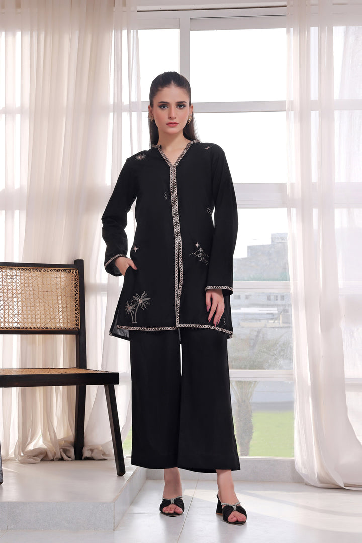 Sylvie Embroidered Lawn 2PC Dress