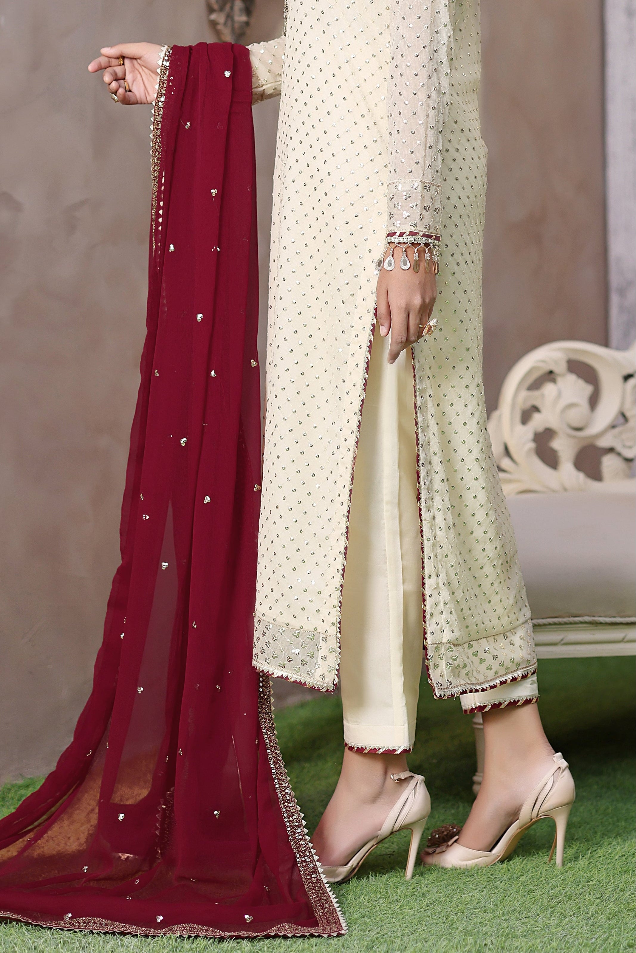 Tabeer Chiffon 3PC Formal Dress