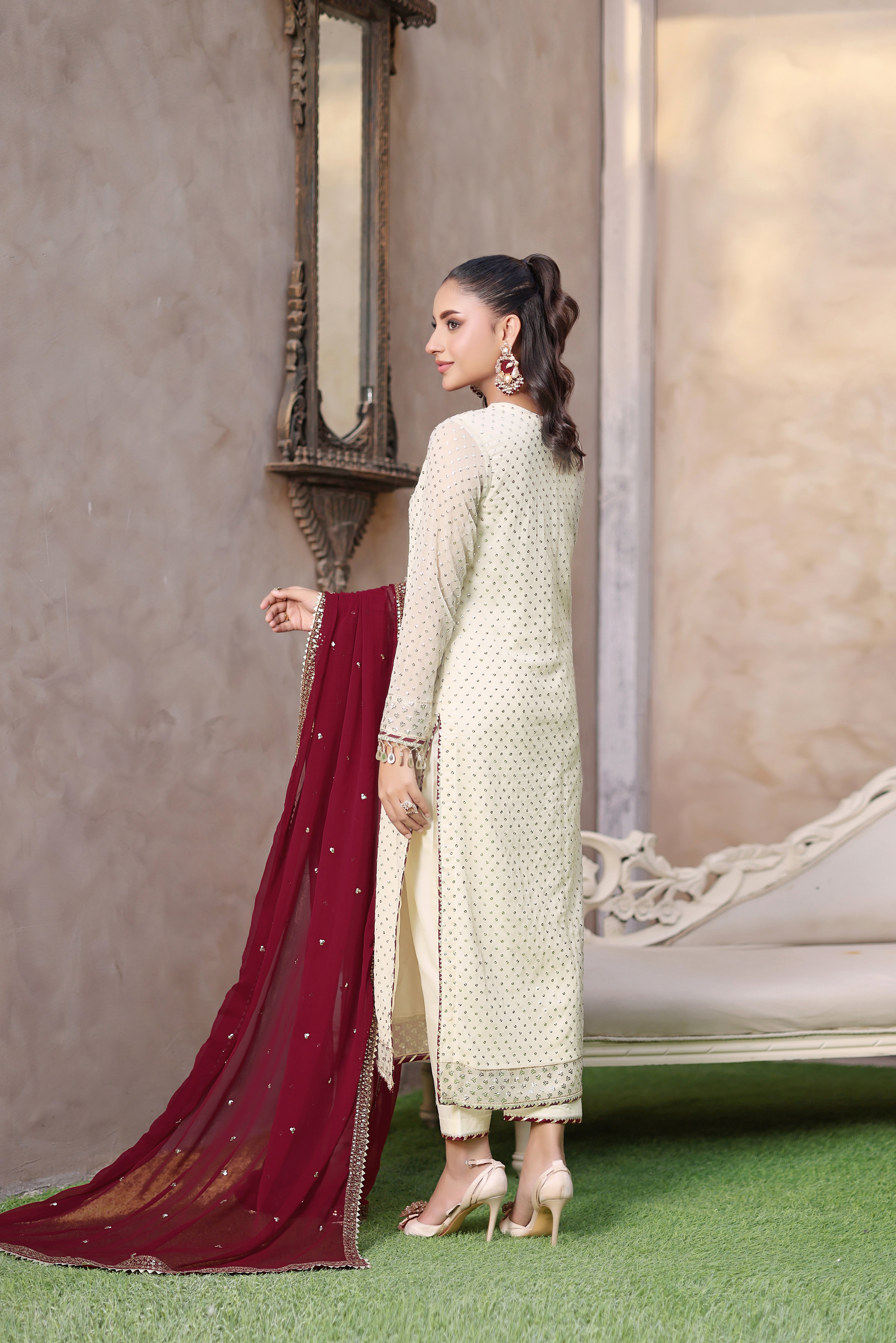 Tabeer Chiffon 3PC Formal Dress