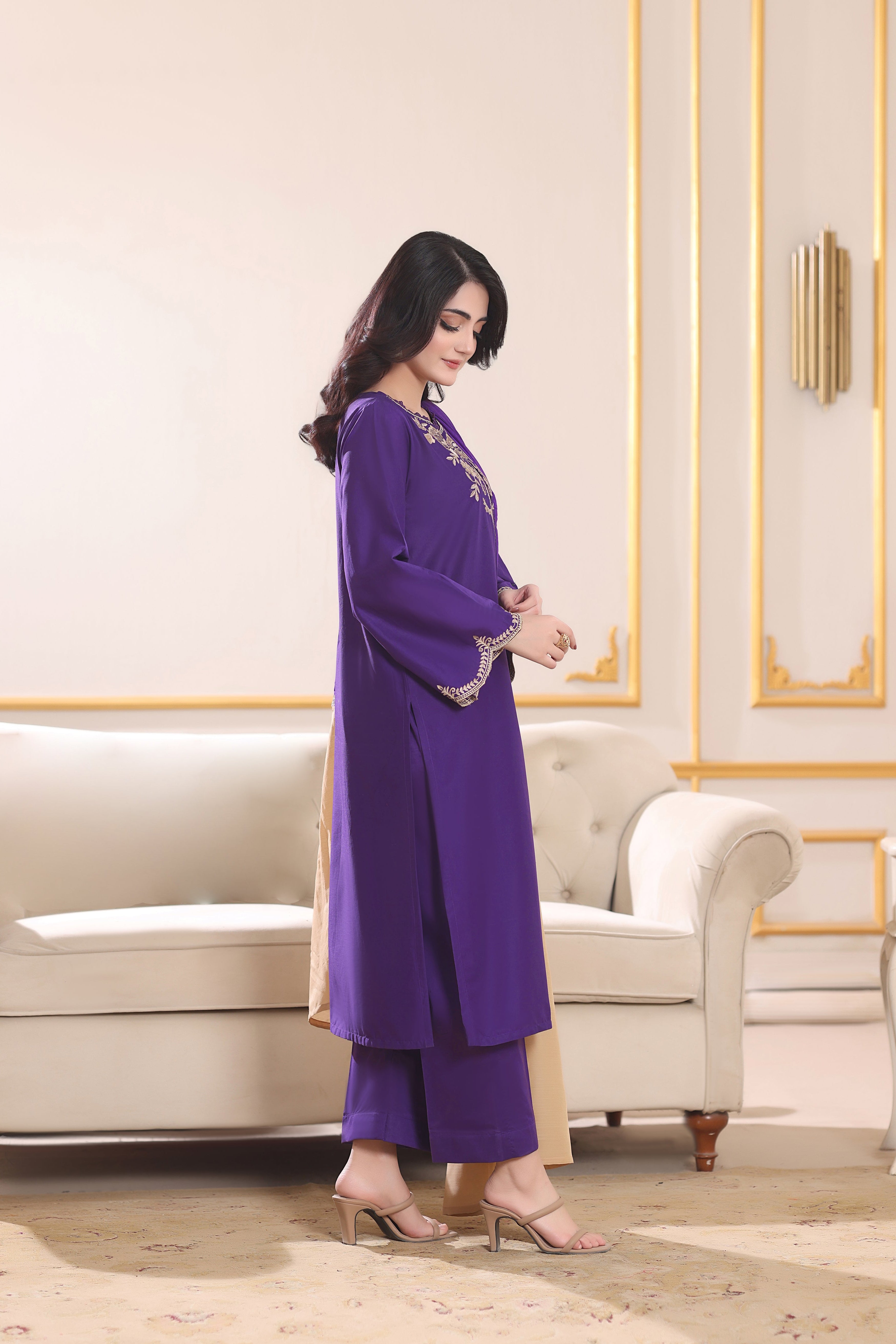 Tulip Embroidered 3PC Lawn Dress