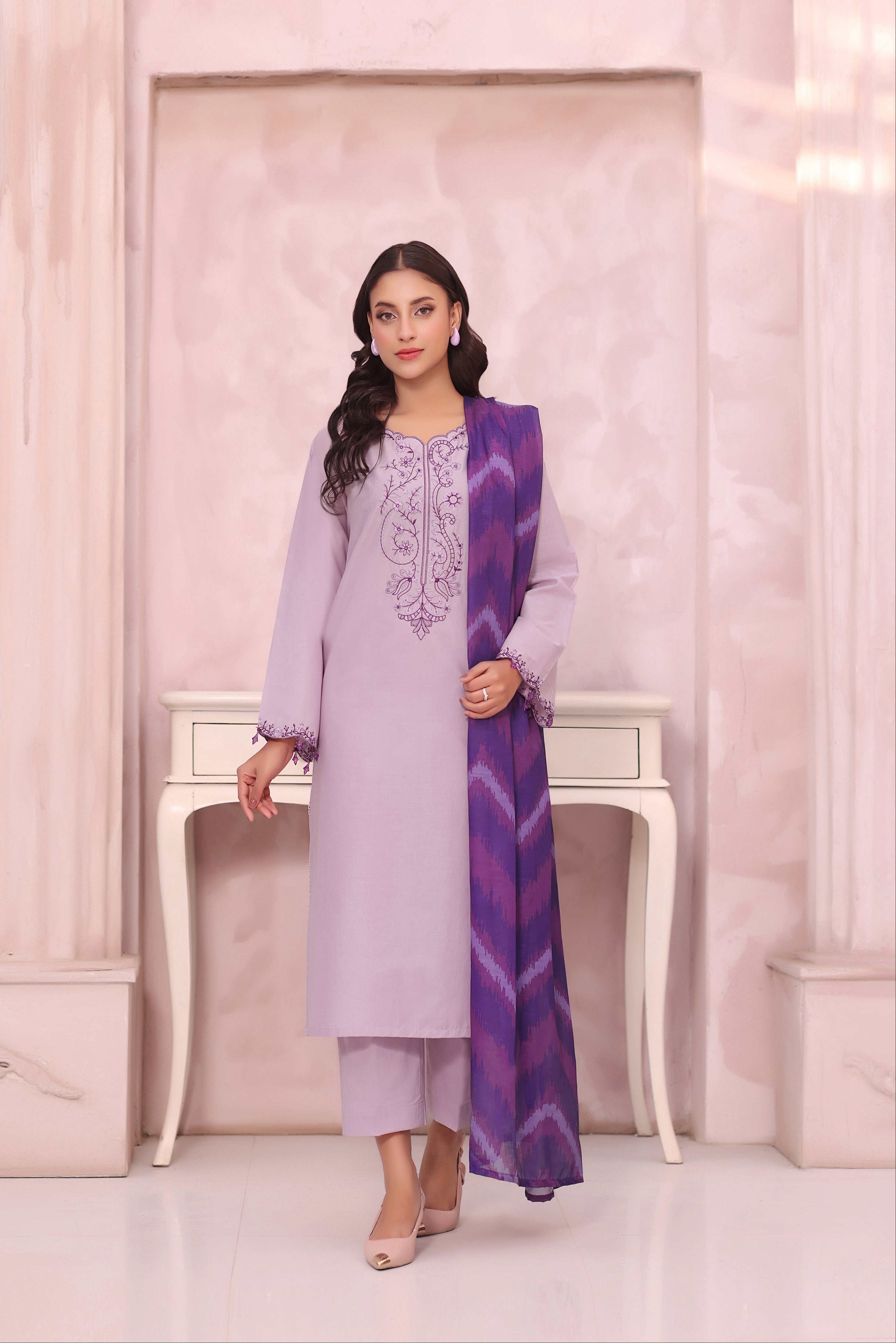 Fairy Dust Schiffli 3PC Lawn Dress