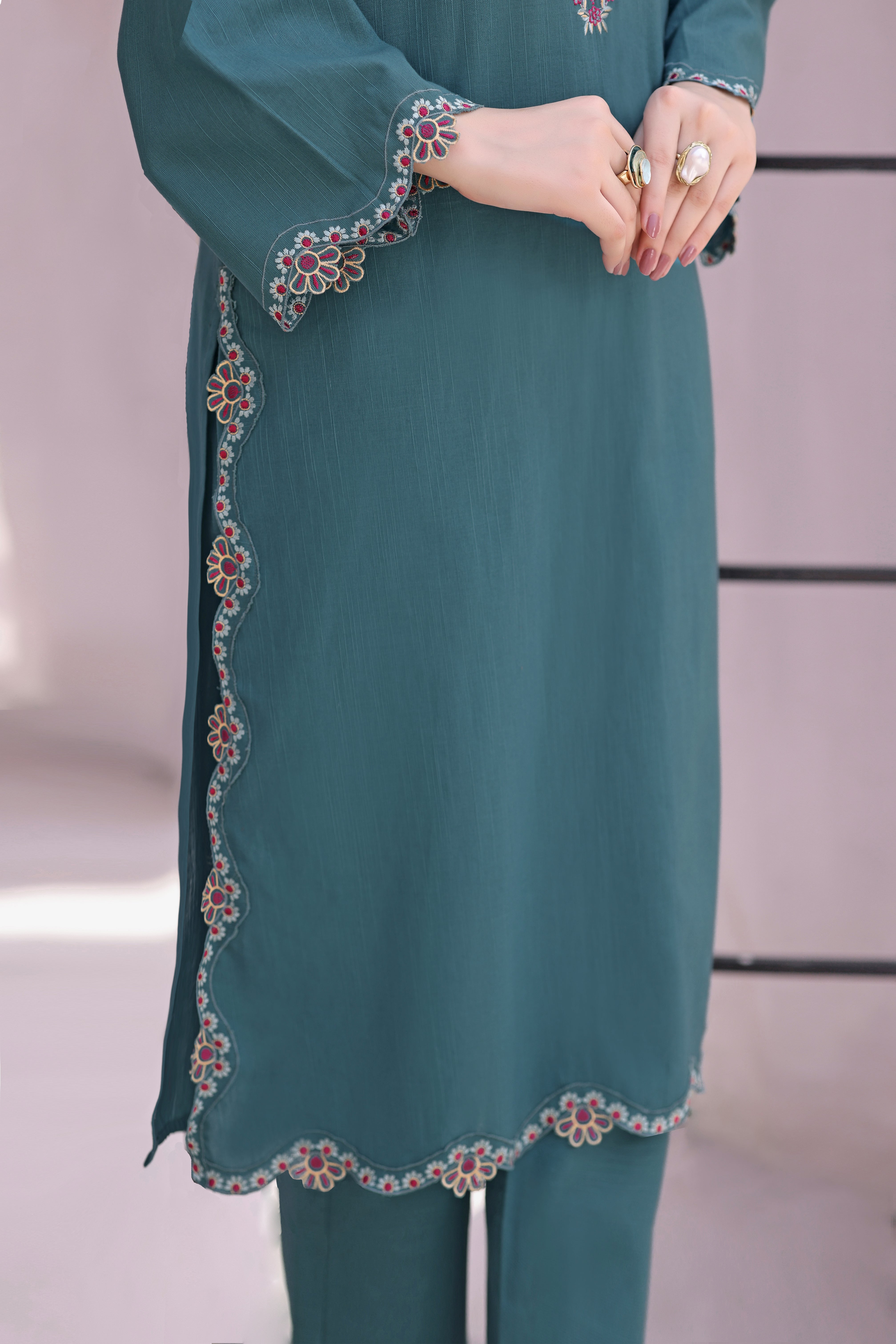 Gem Khaddar 3PC Dress