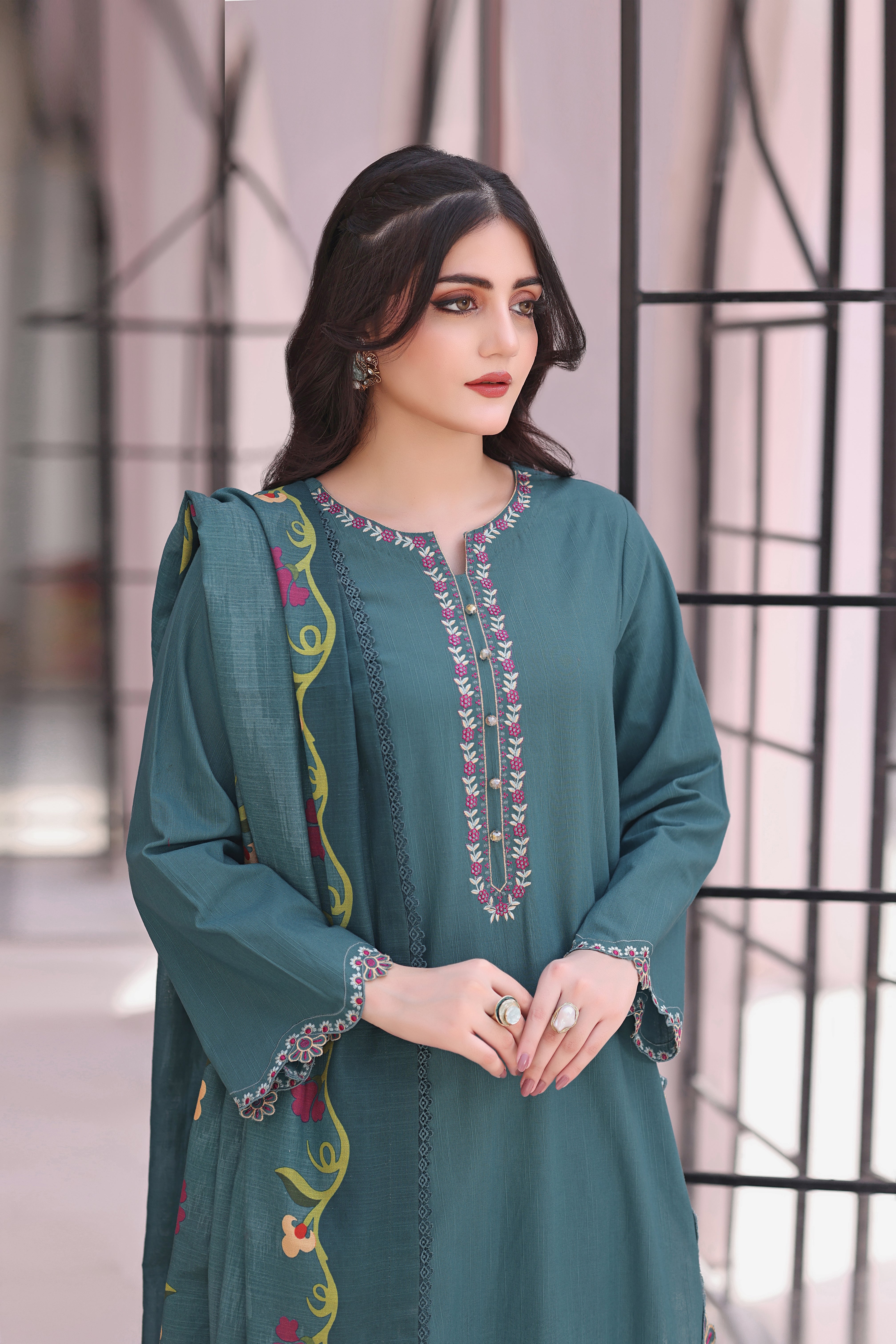 Gem Khaddar 3PC Dress