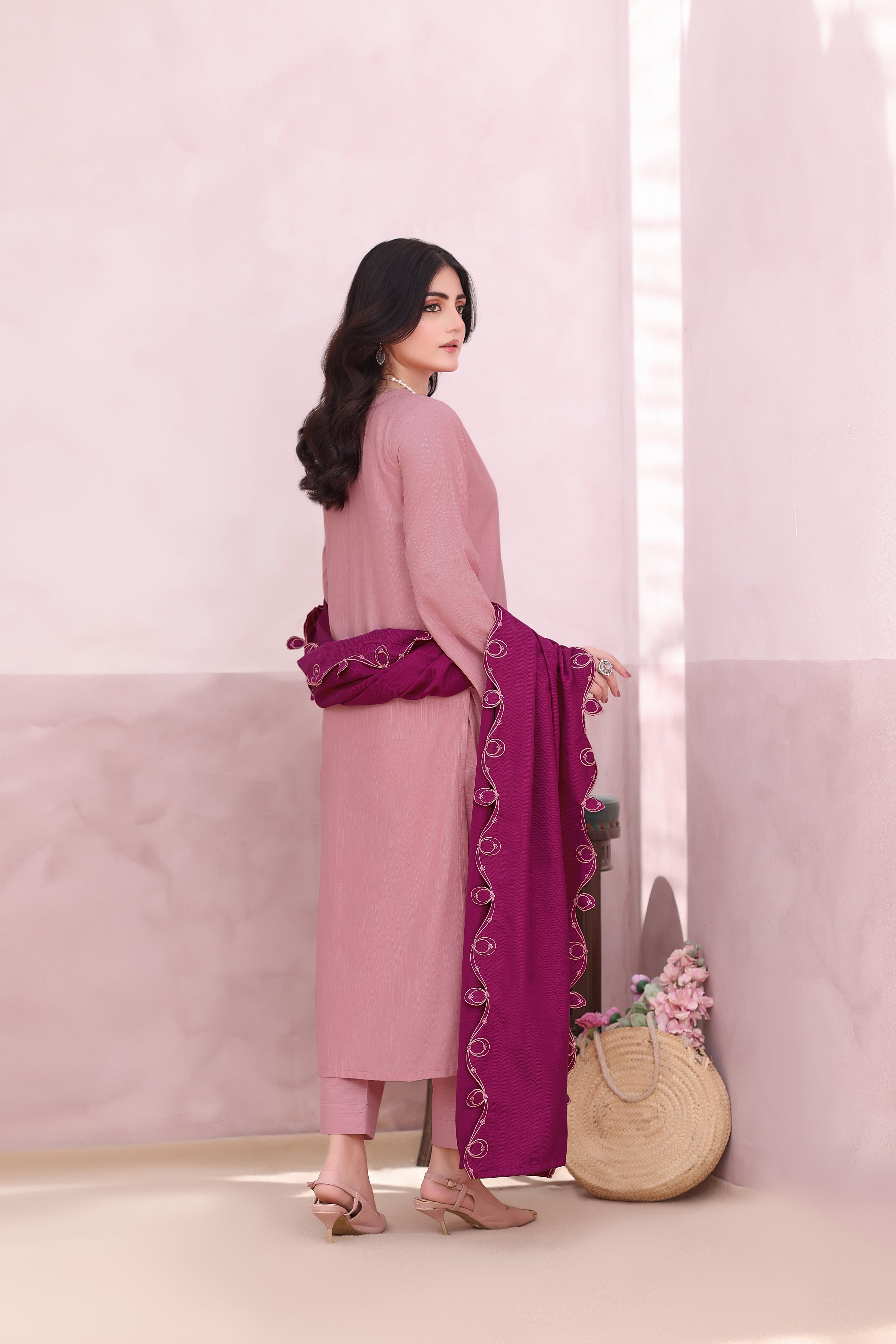 Glow Khaddar 3PC Dress