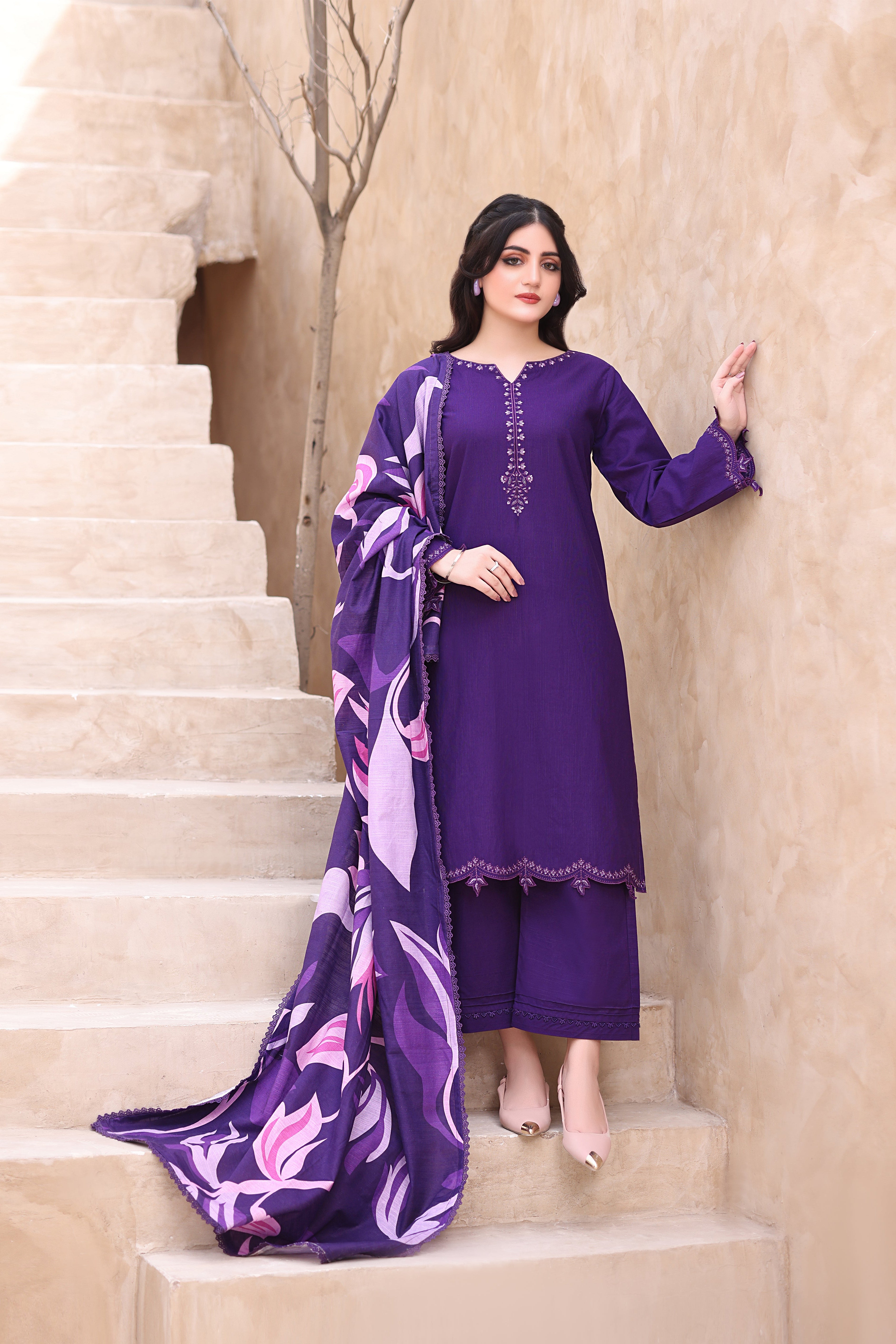 Hannah Khaddar 3PC Dress