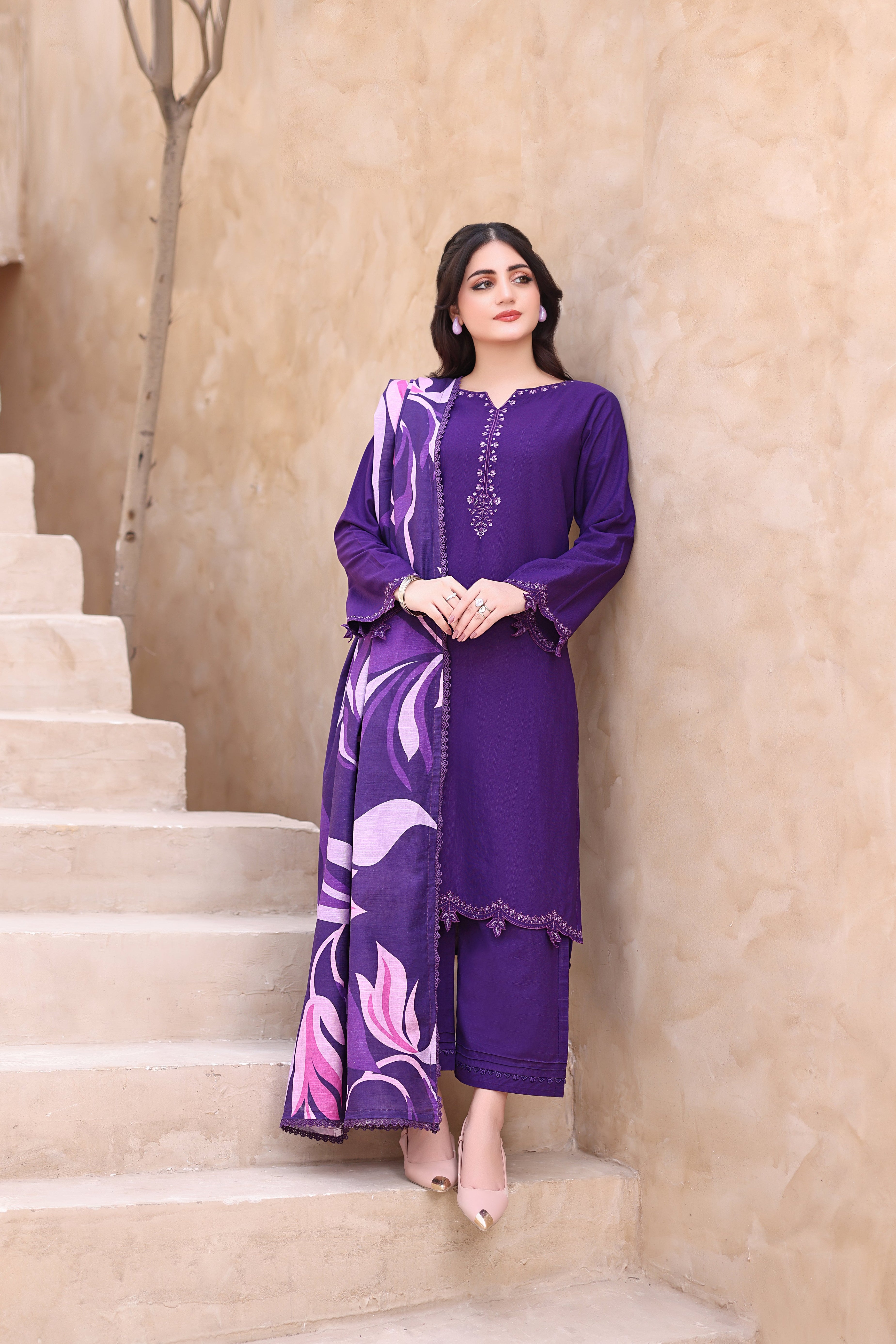 Hannah Khaddar 3PC Dress