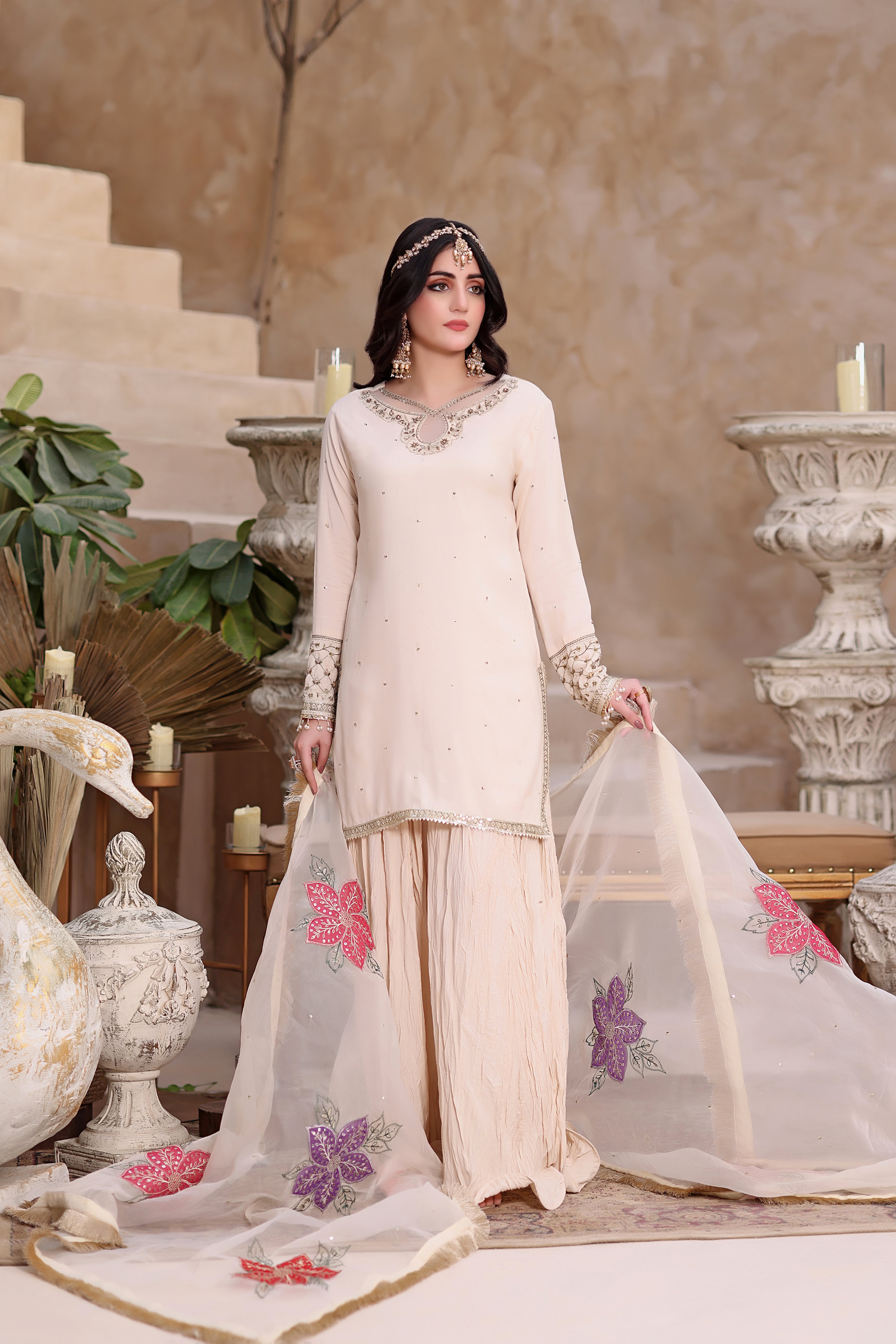 Lalazar RawSilk Formal Dress
