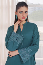 Load image into Gallery viewer, Nuvia Embroidered Lawn 2PC Dress
