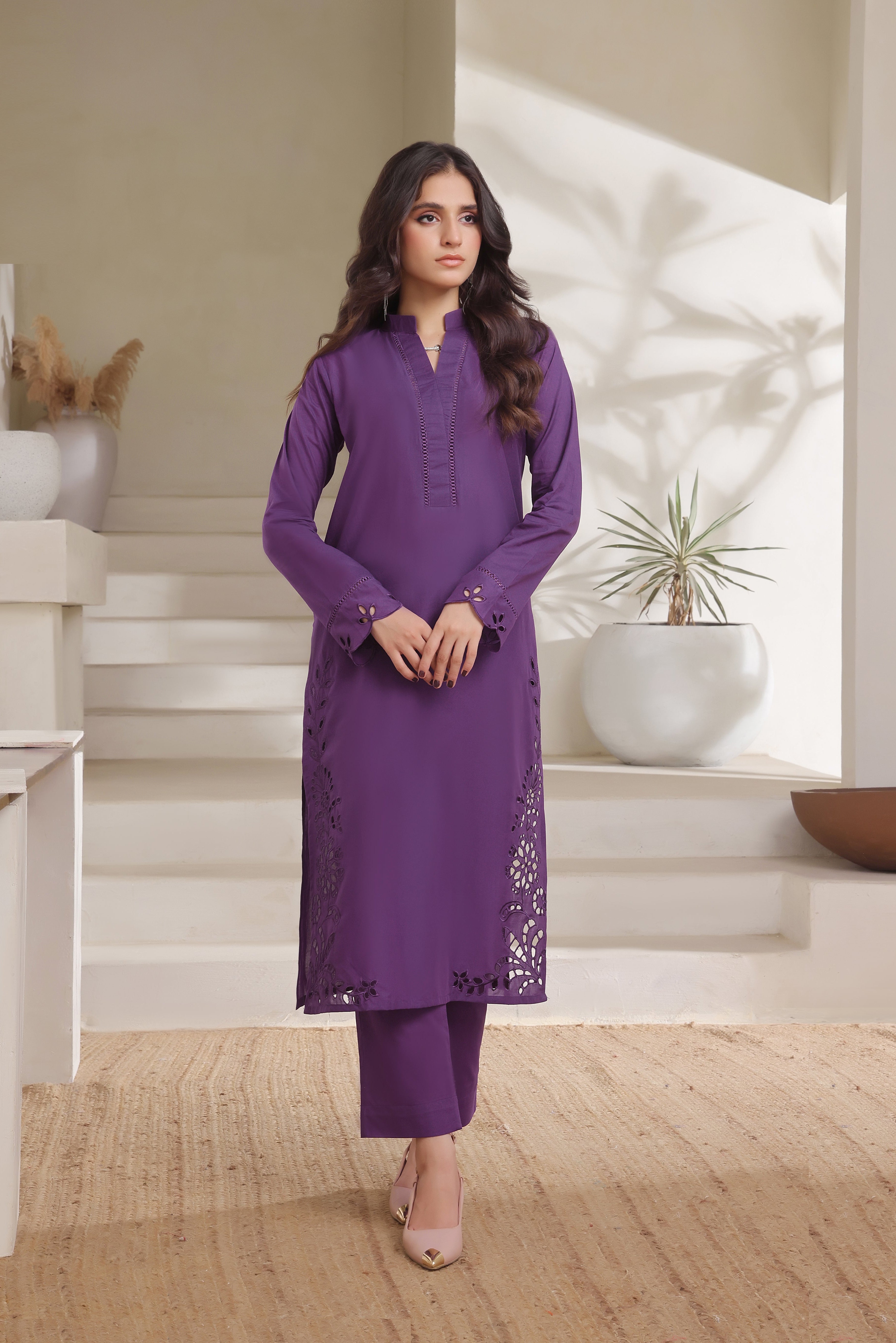 Sierra Embroidered 2PC Lawn Dress