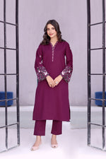Load image into Gallery viewer, Slay khaddar Embroidered 2PC Dress
