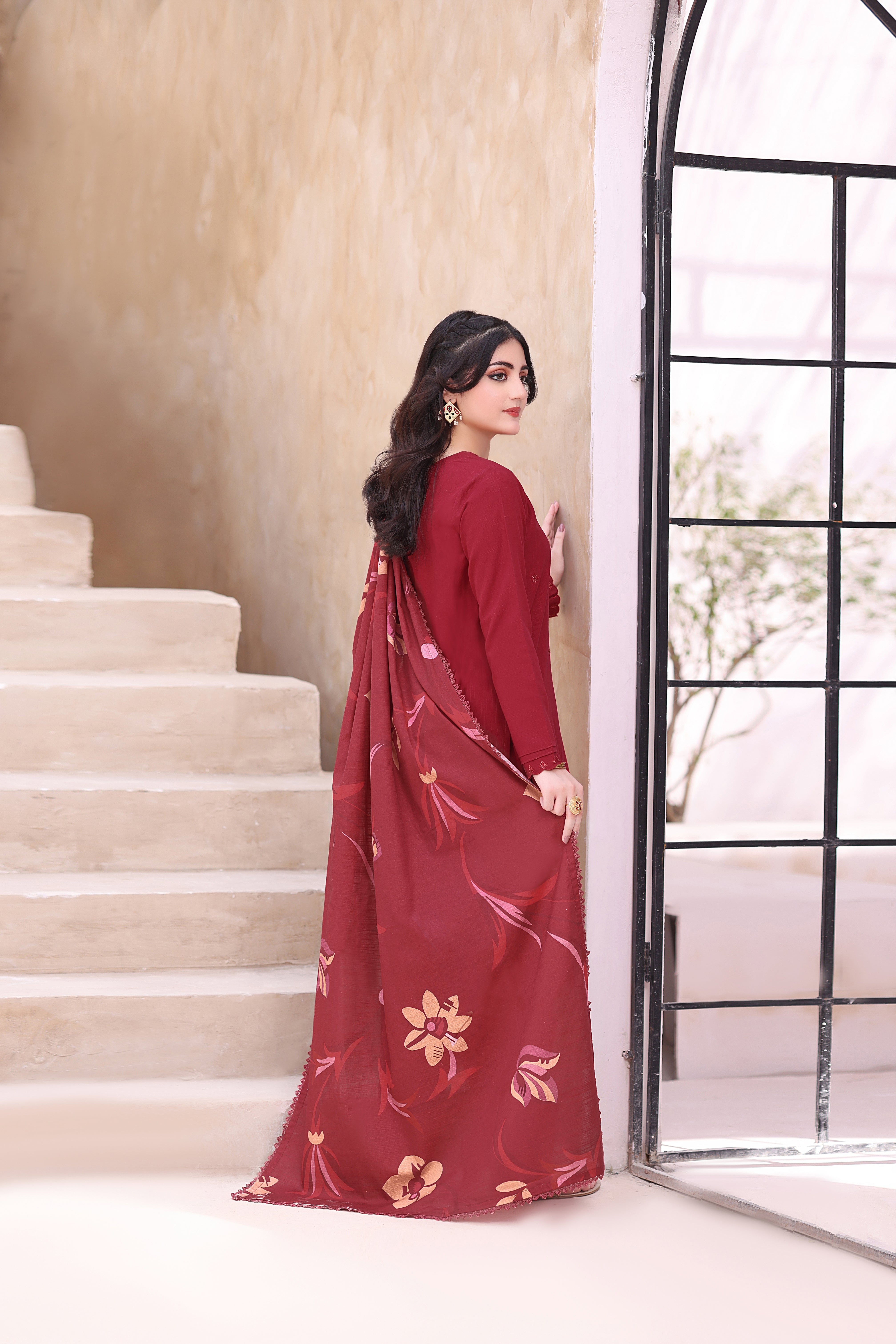 Sparkle Khaddar 3PC Dress