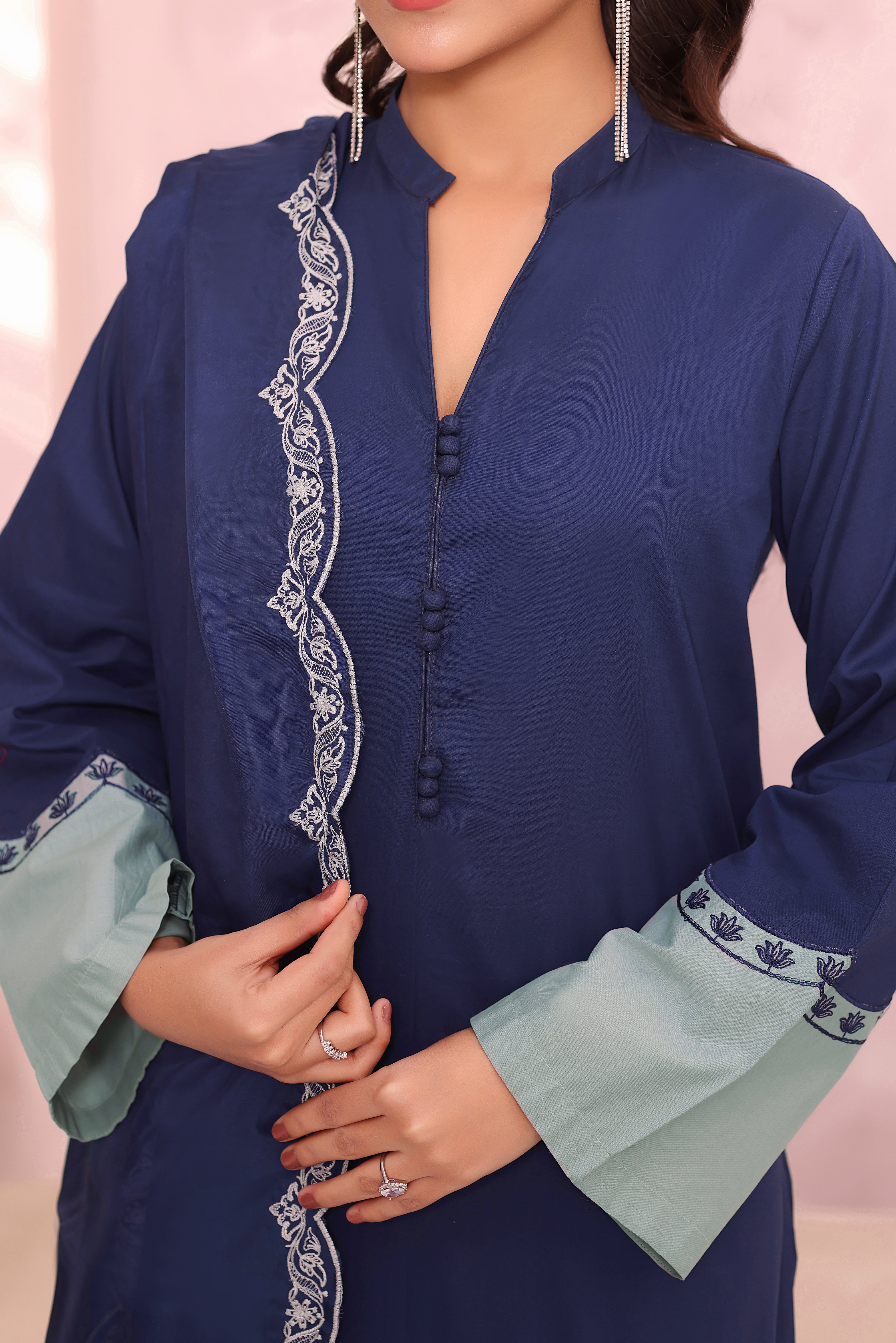 Ethereal Embroidered 3PC Lawn Dress