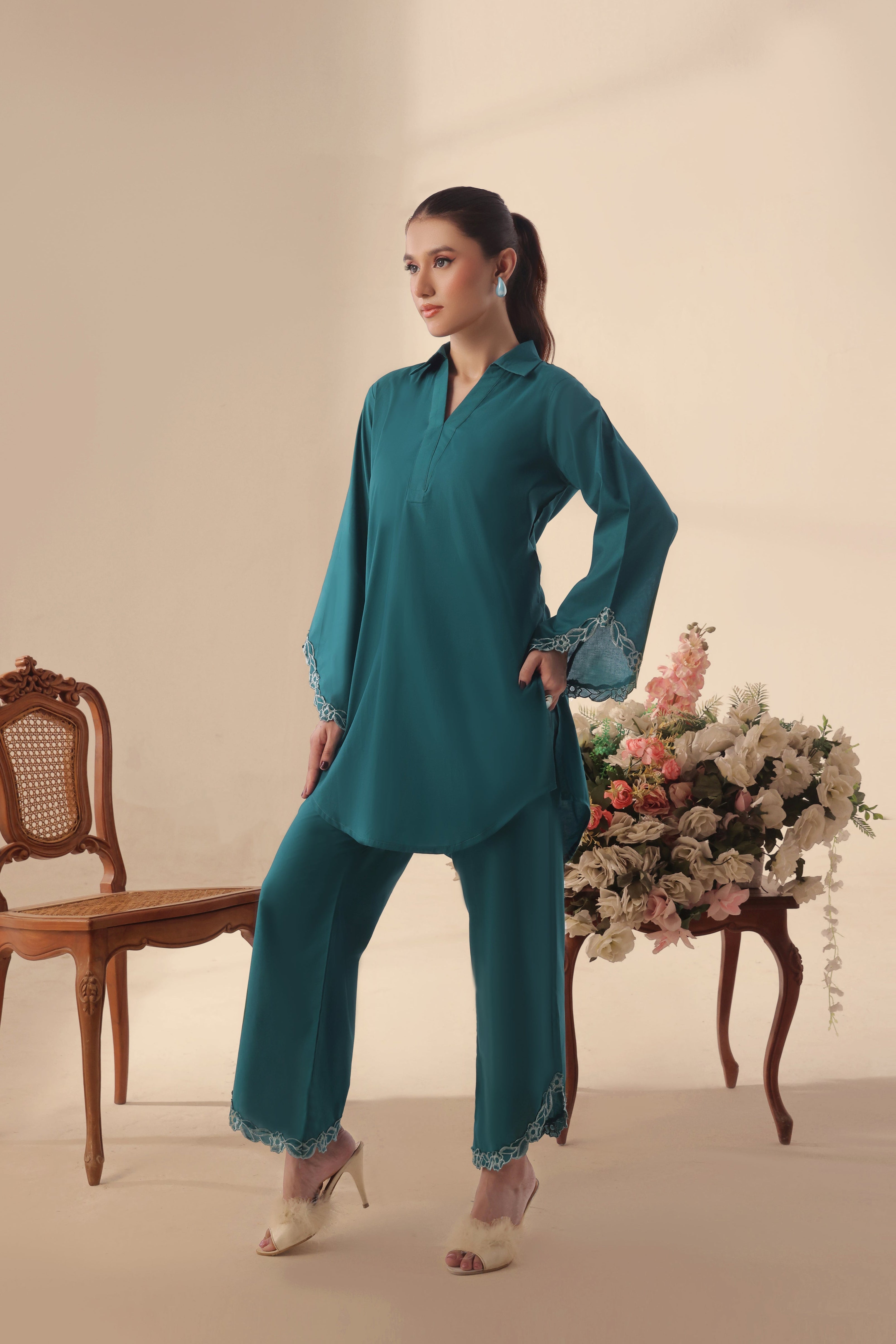 Mary Embroidered Lawn 2PC Dress