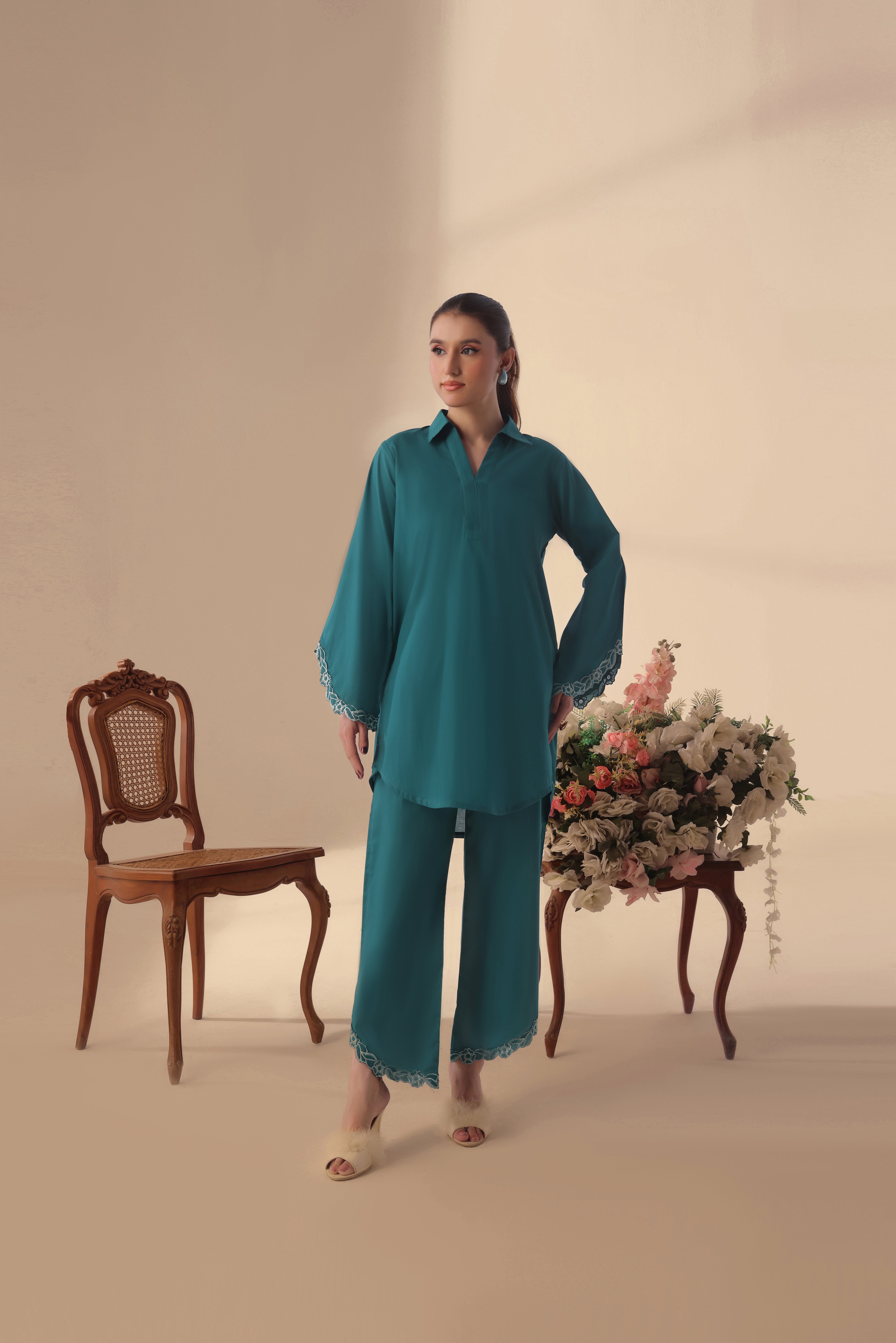 Mary Embroidered Lawn 2PC Dress