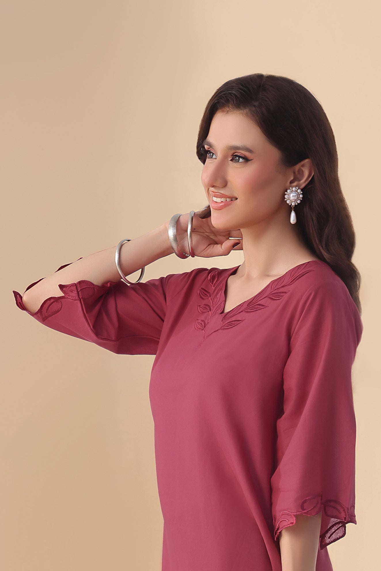 Meadow Embroidered 3PC Lawn Dress