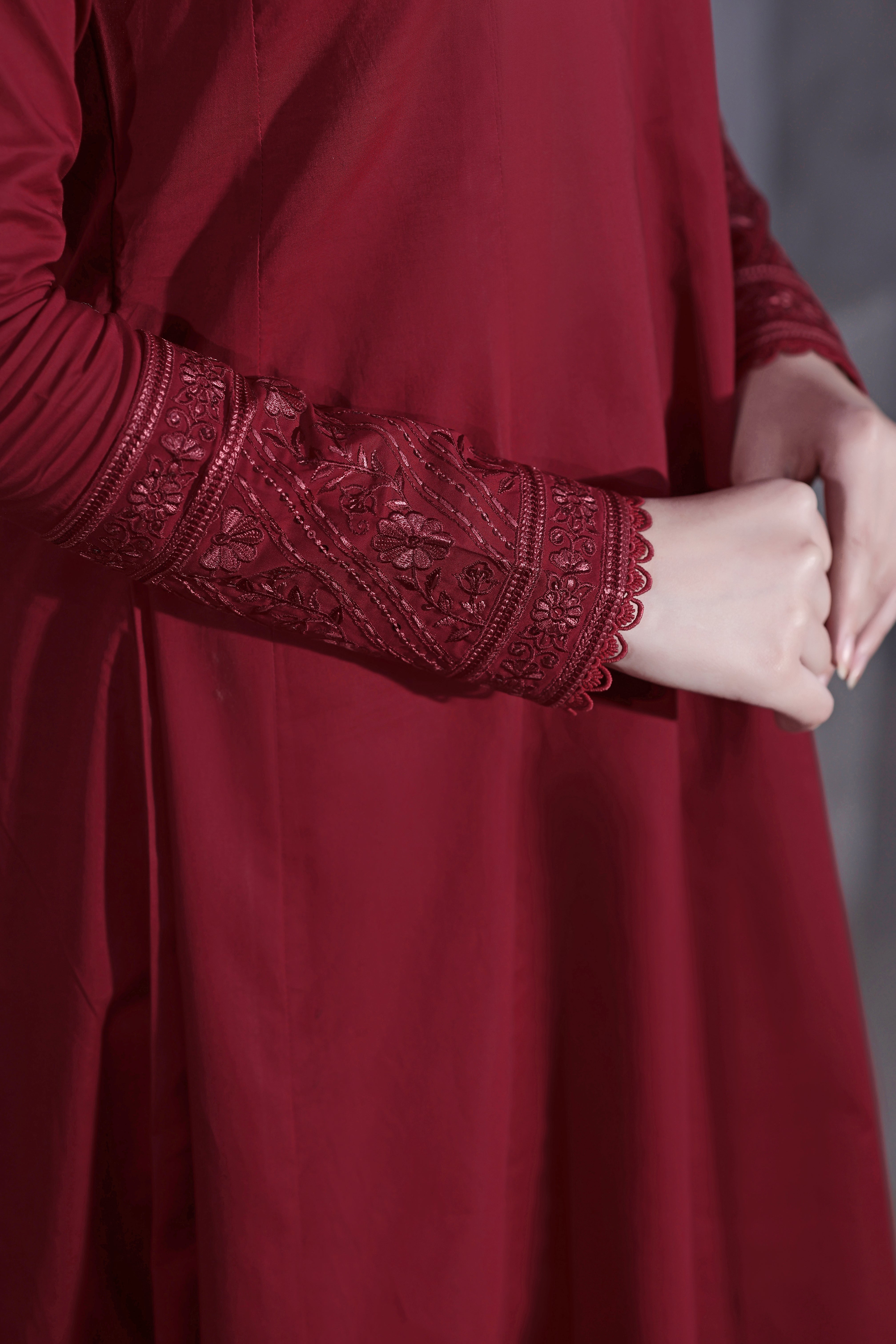 Nora Embroidered 3PC Lawn Dress