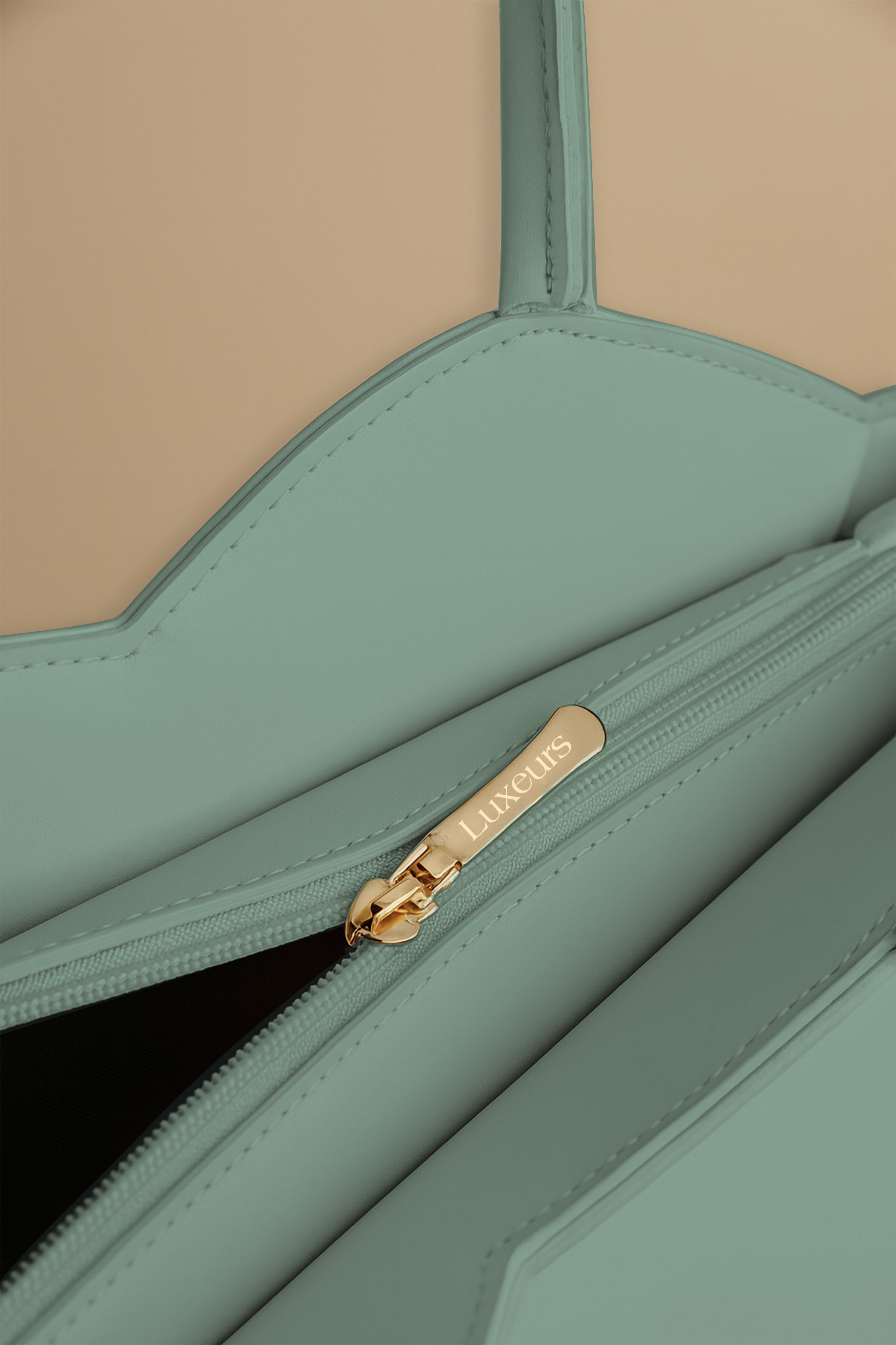 Sea Green Petal Handbag