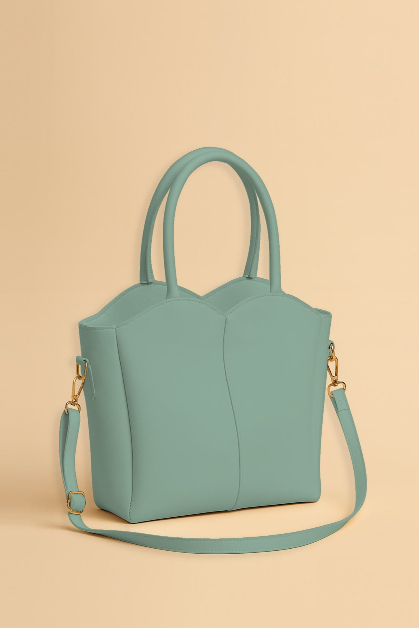 Sea Green Petal Handbag