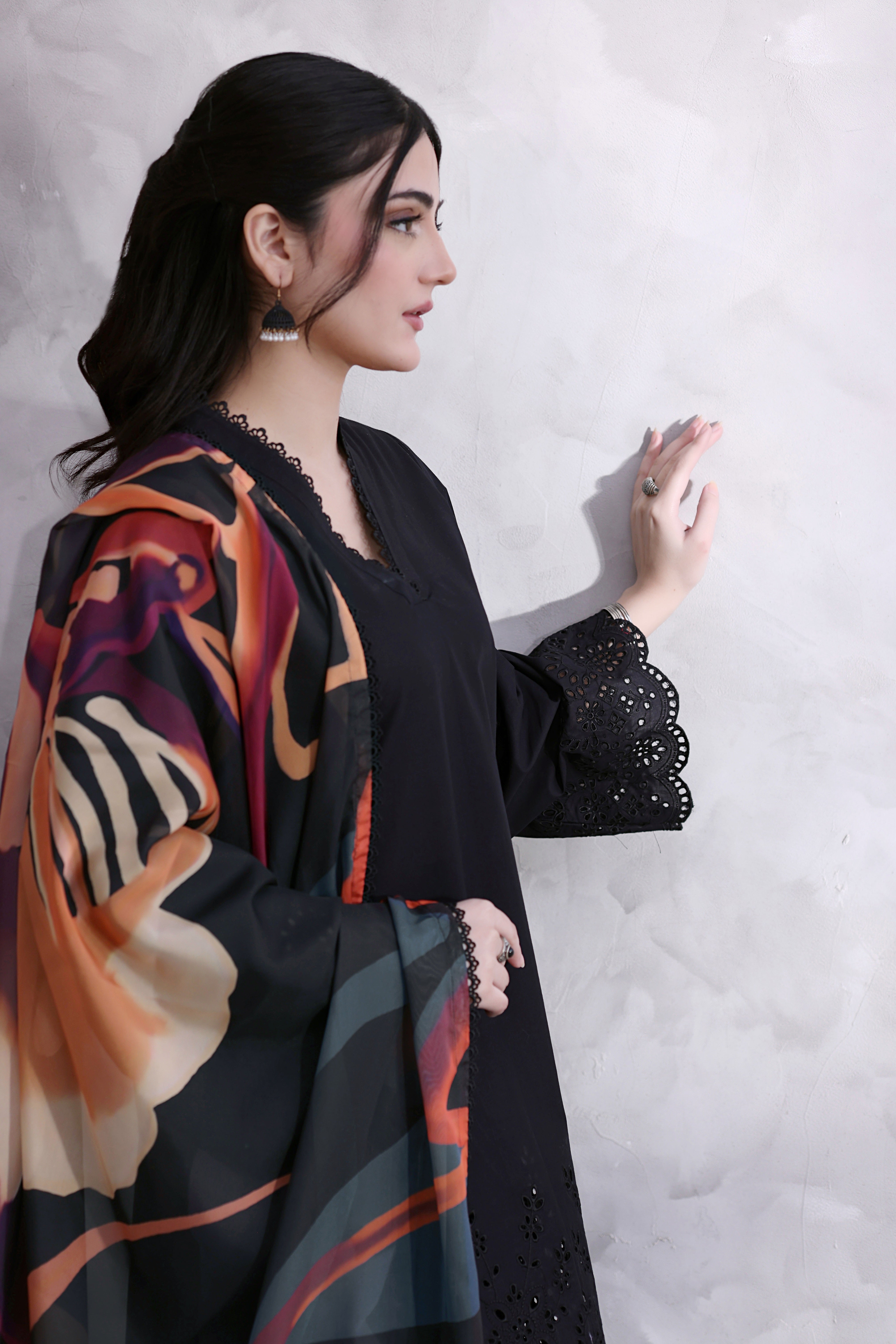 Showstopper Embroidered 3PC Lawn Dress