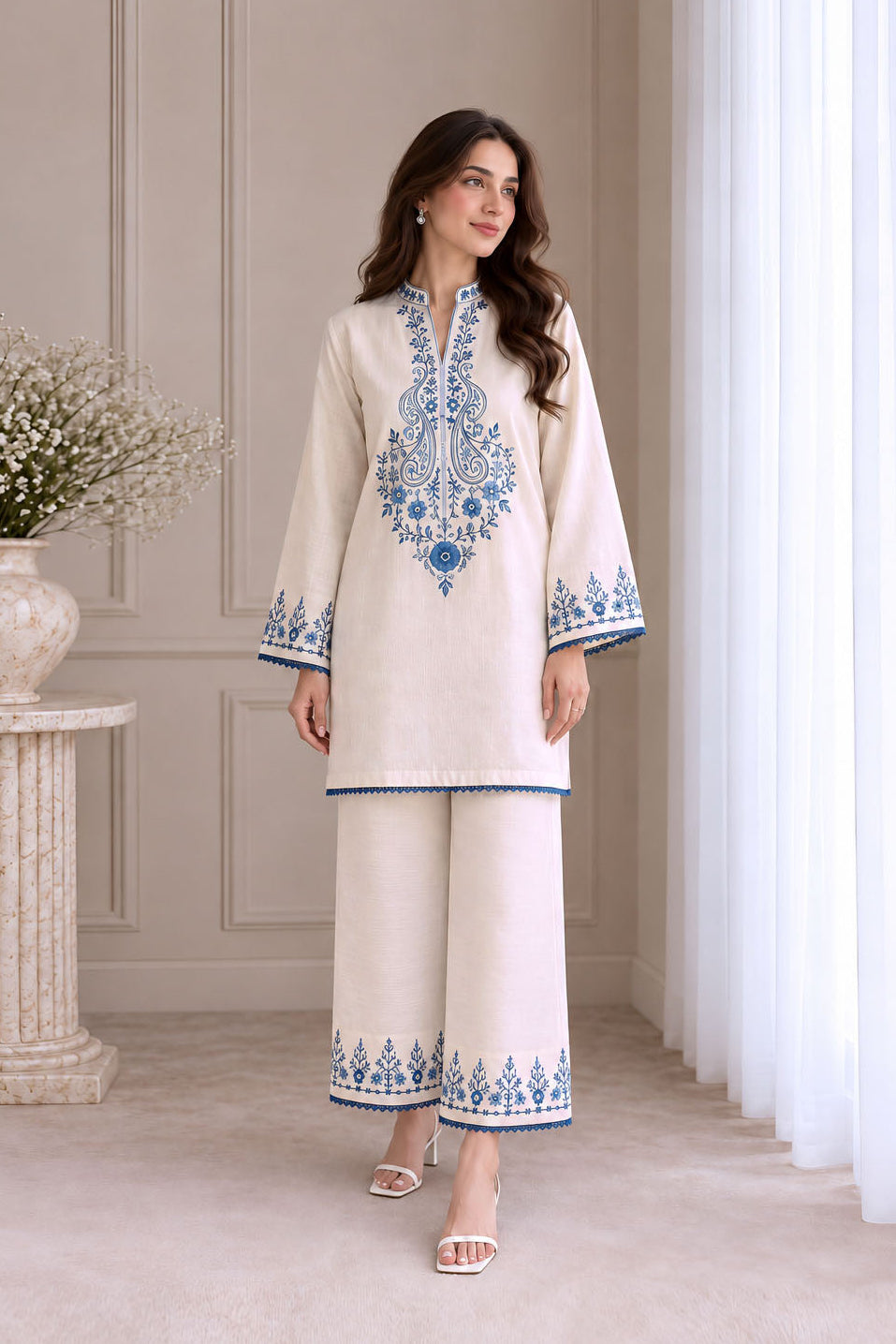 Sky Khaddar Co-ord