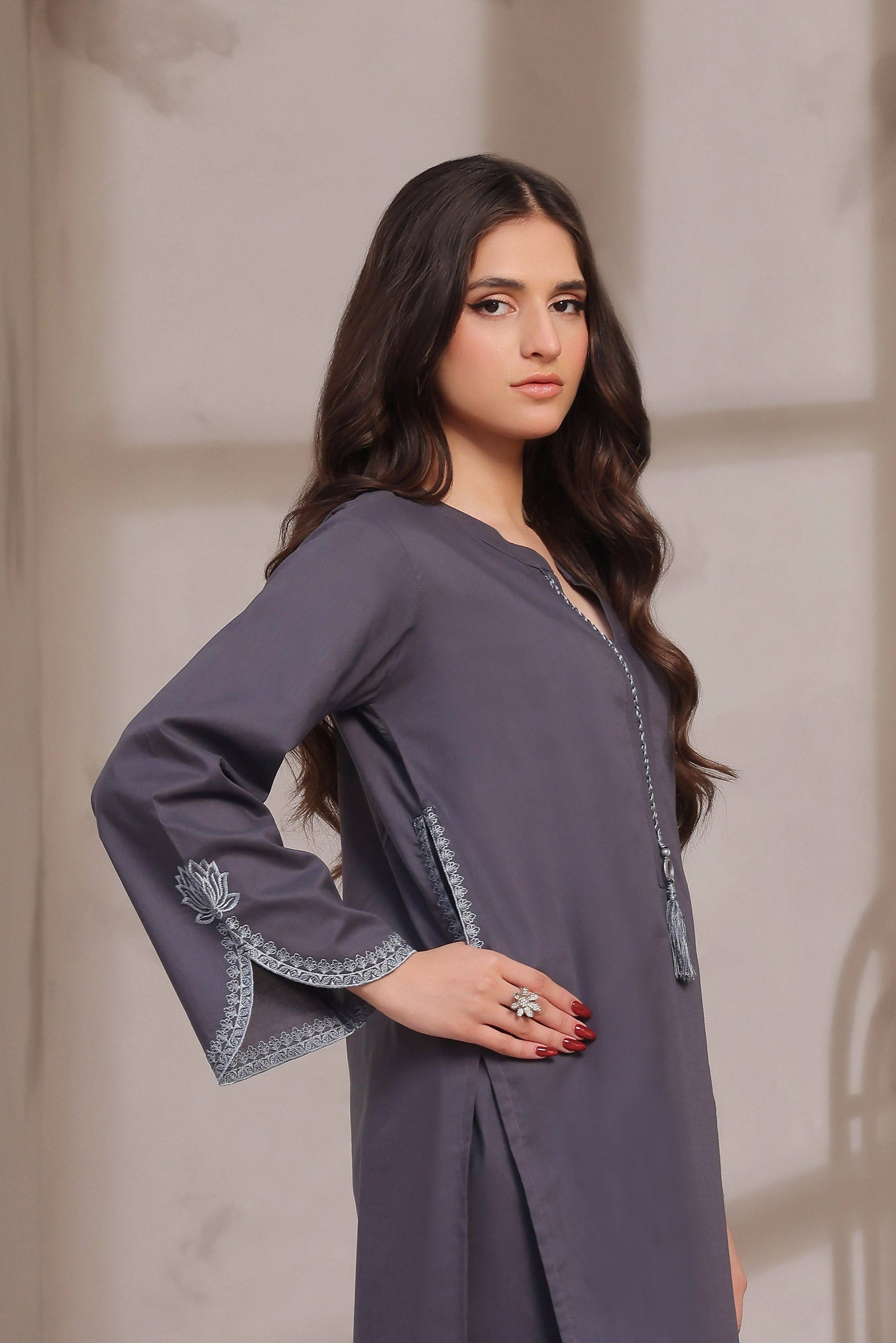 Twilight Embroidered Lawn 2PC Dress