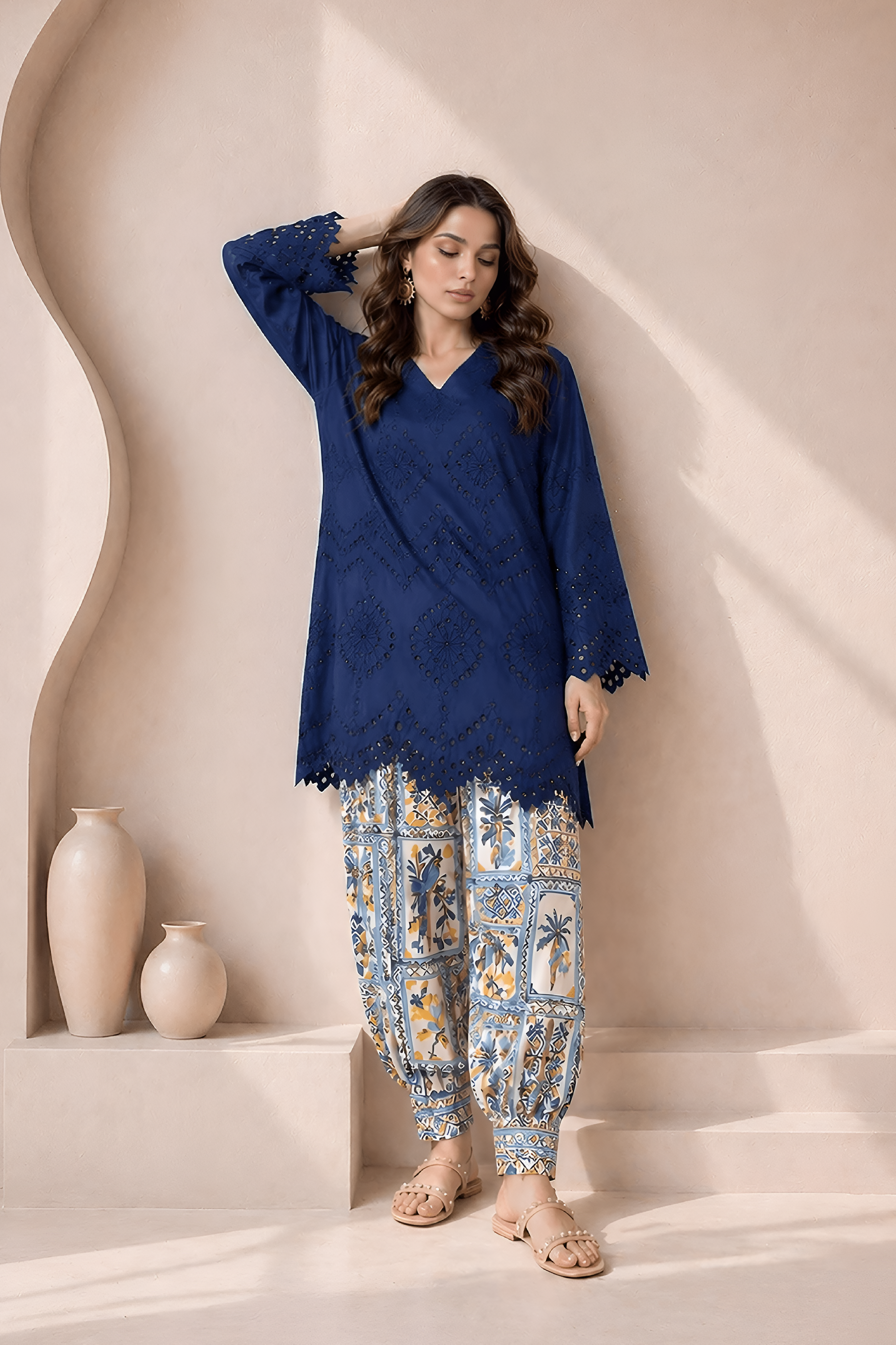 Twinkle Embroidered 2PC Dress